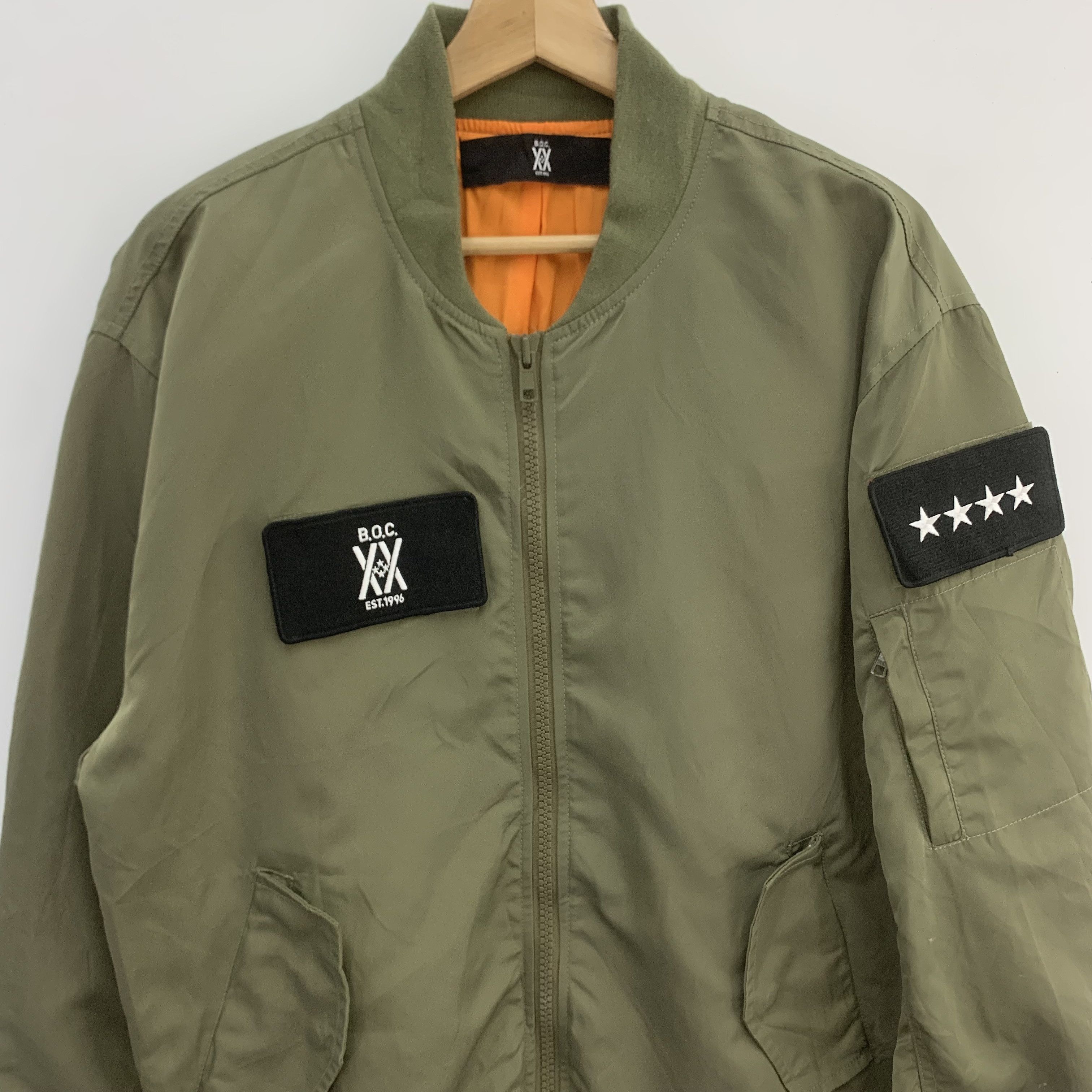 Japanese Brand BOC Bomber Jacket | Flight Jacket | Army Jacket Size US M / EU 48-50 / 2 - 3 Thumbnail
