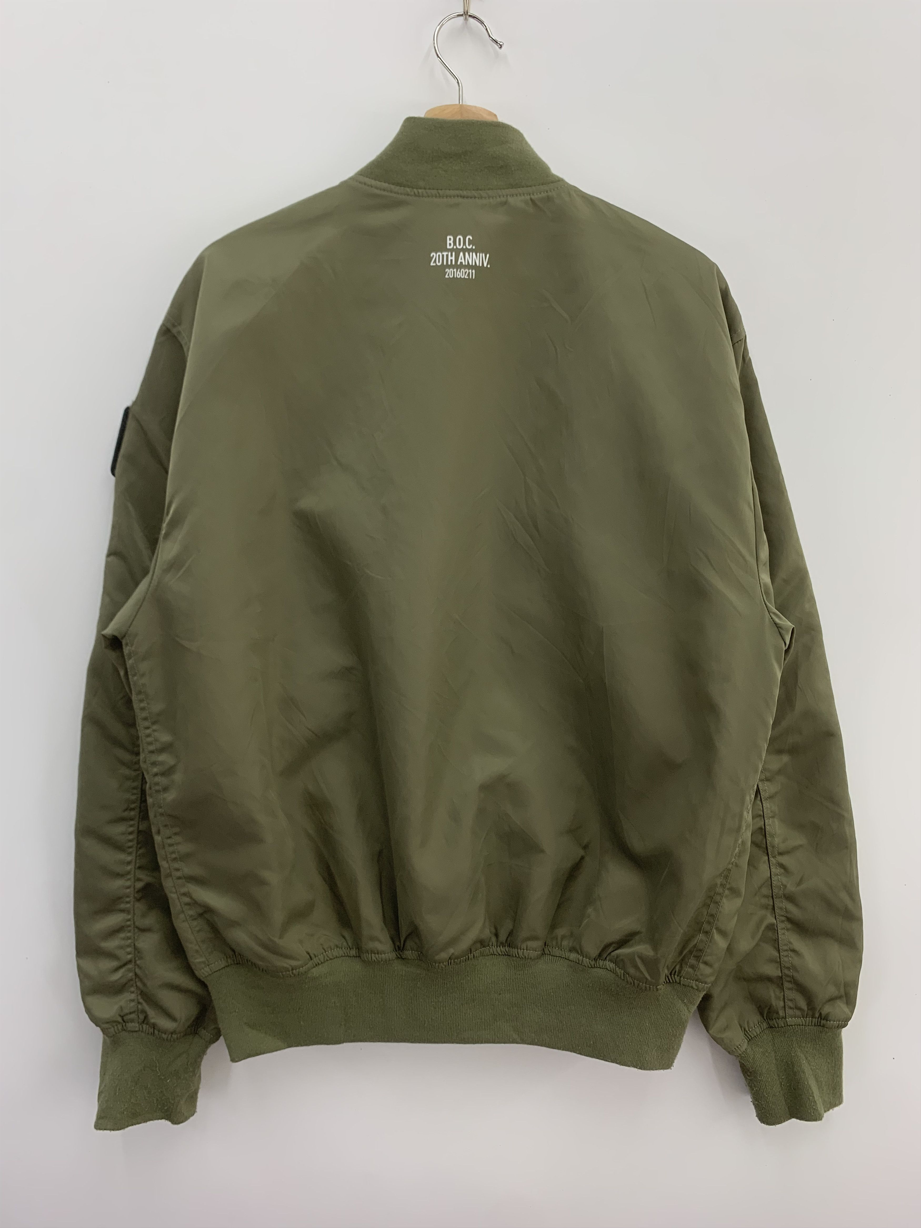 Japanese Brand BOC Bomber Jacket | Flight Jacket | Army Jacket Size US M / EU 48-50 / 2 - 2 Thumbnail