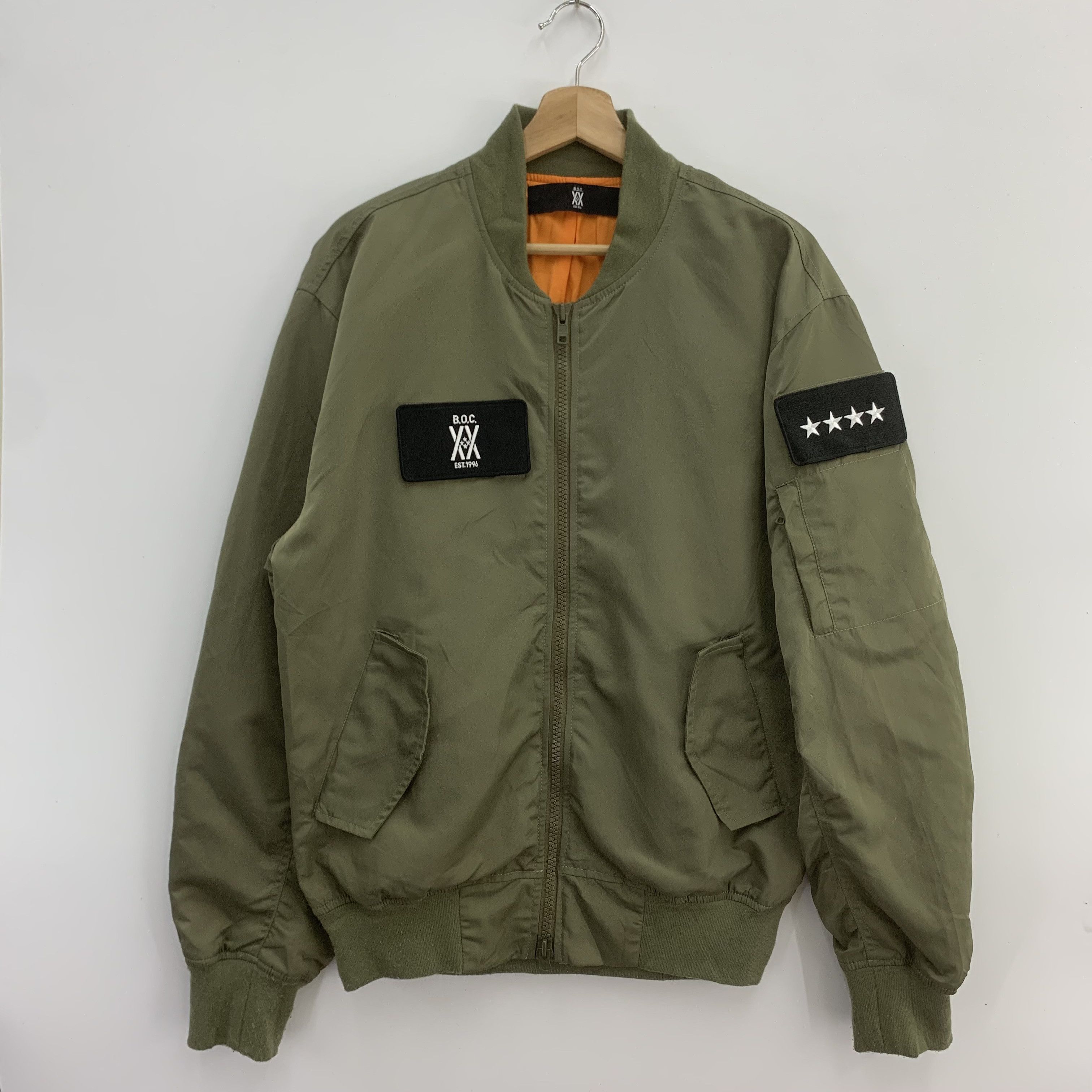 Japanese Brand BOC Bomber Jacket | Flight Jacket | Army Jacket Size US M / EU 48-50 / 2 - 1 Thumbnail
