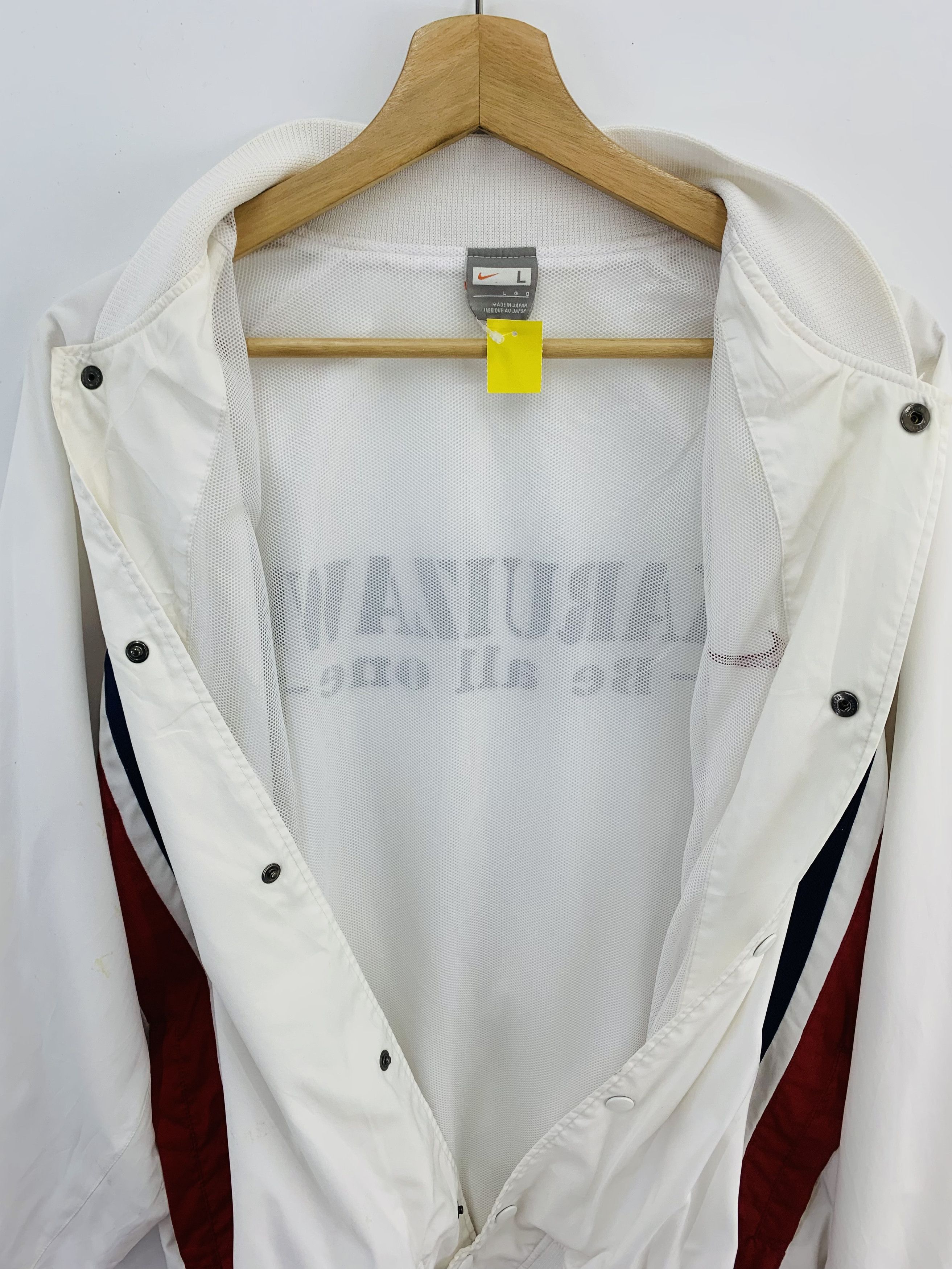 Nike Vintage Nike Jacket Snap Button Bomber Jacket Size US L / EU 52-54 / 3 - 11 Thumbnail