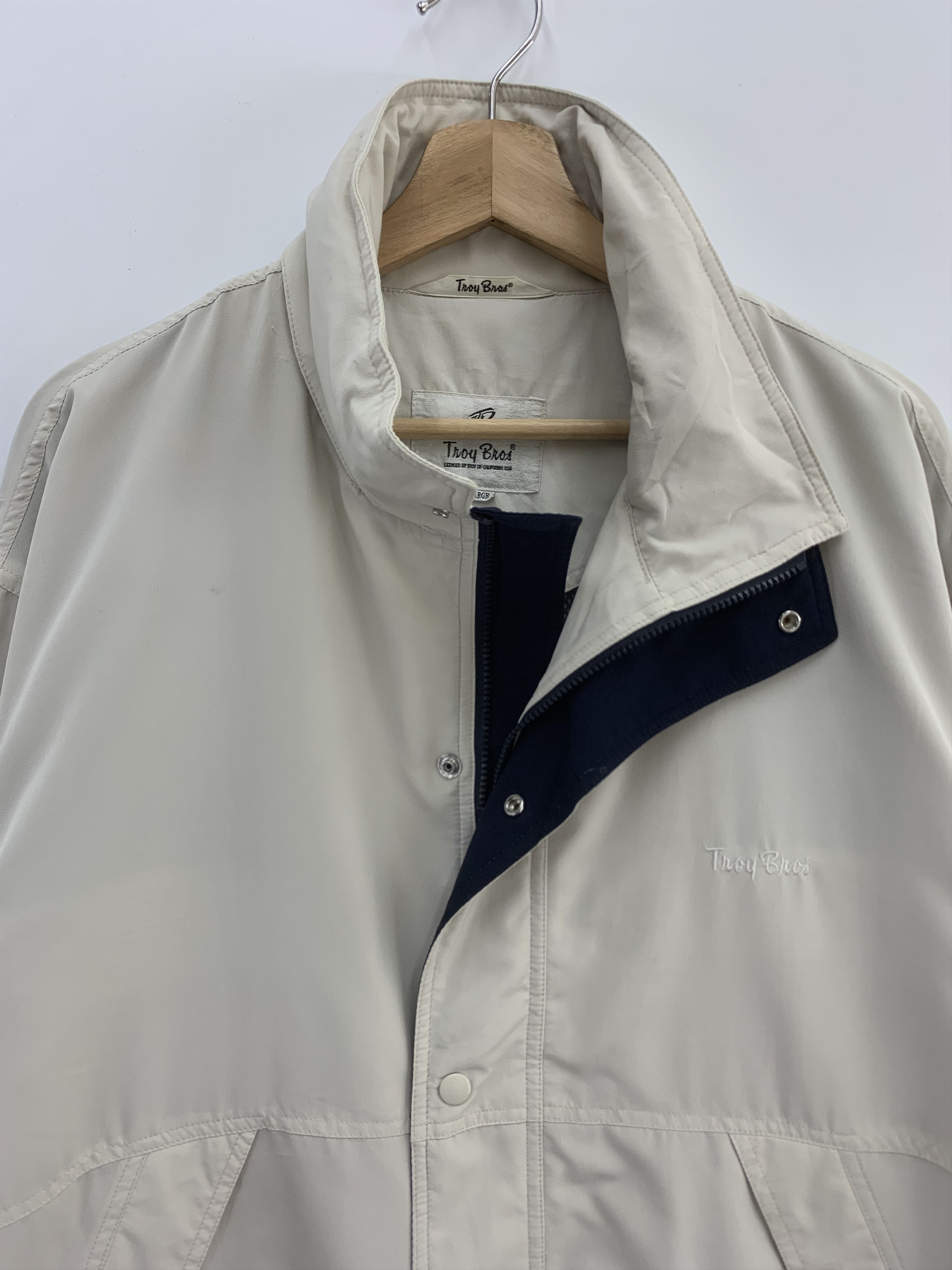 Japanese Brand × Vintage Vintage Troy Bros Jacket | Hoodie Jacket | Shell Jacket Size US L / EU 52-54 / 3 - 3 Thumbnail