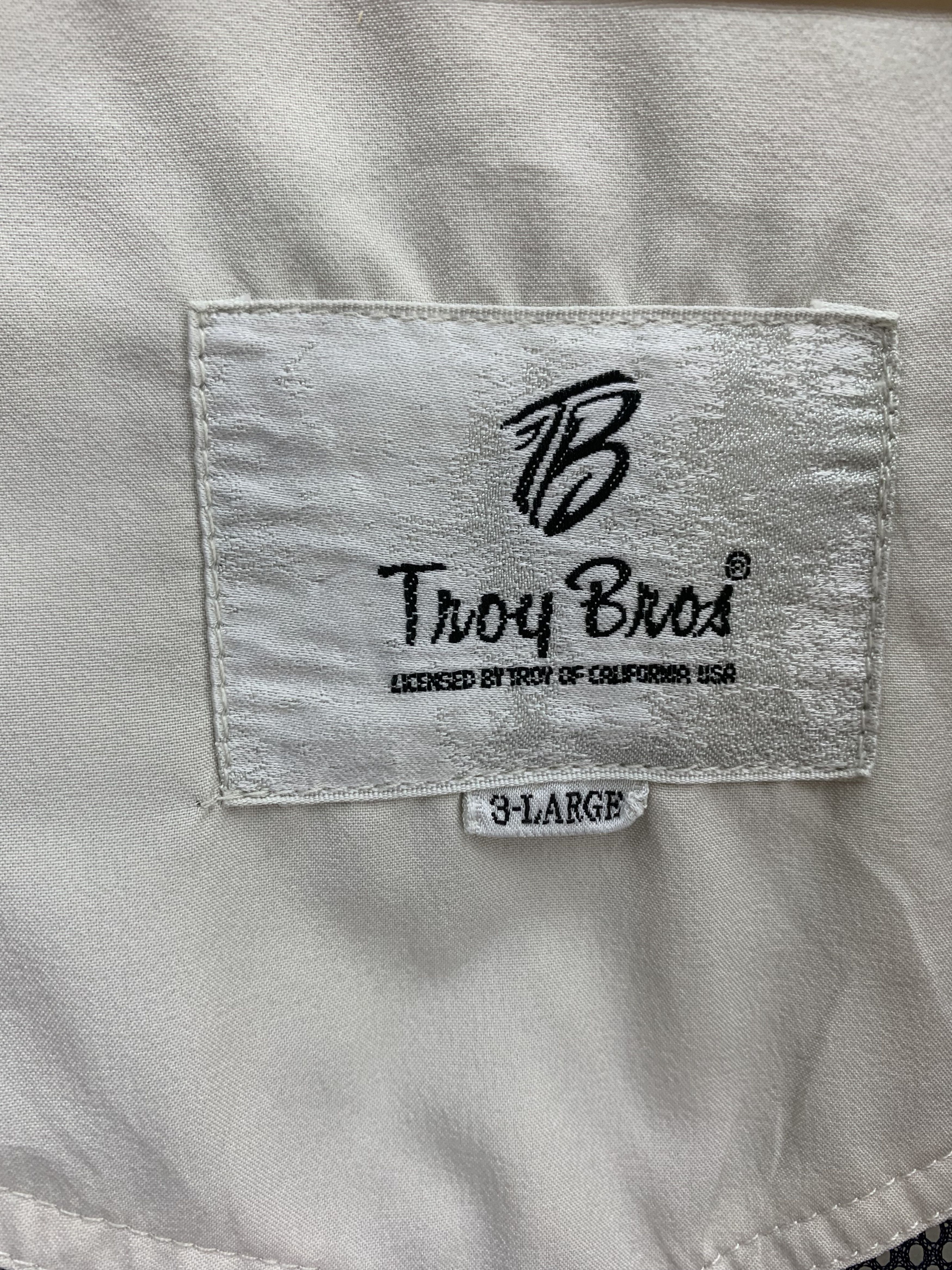 Japanese Brand × Vintage Vintage Troy Bros Jacket | Hoodie Jacket | Shell Jacket Size US L / EU 52-54 / 3 - 14 Thumbnail