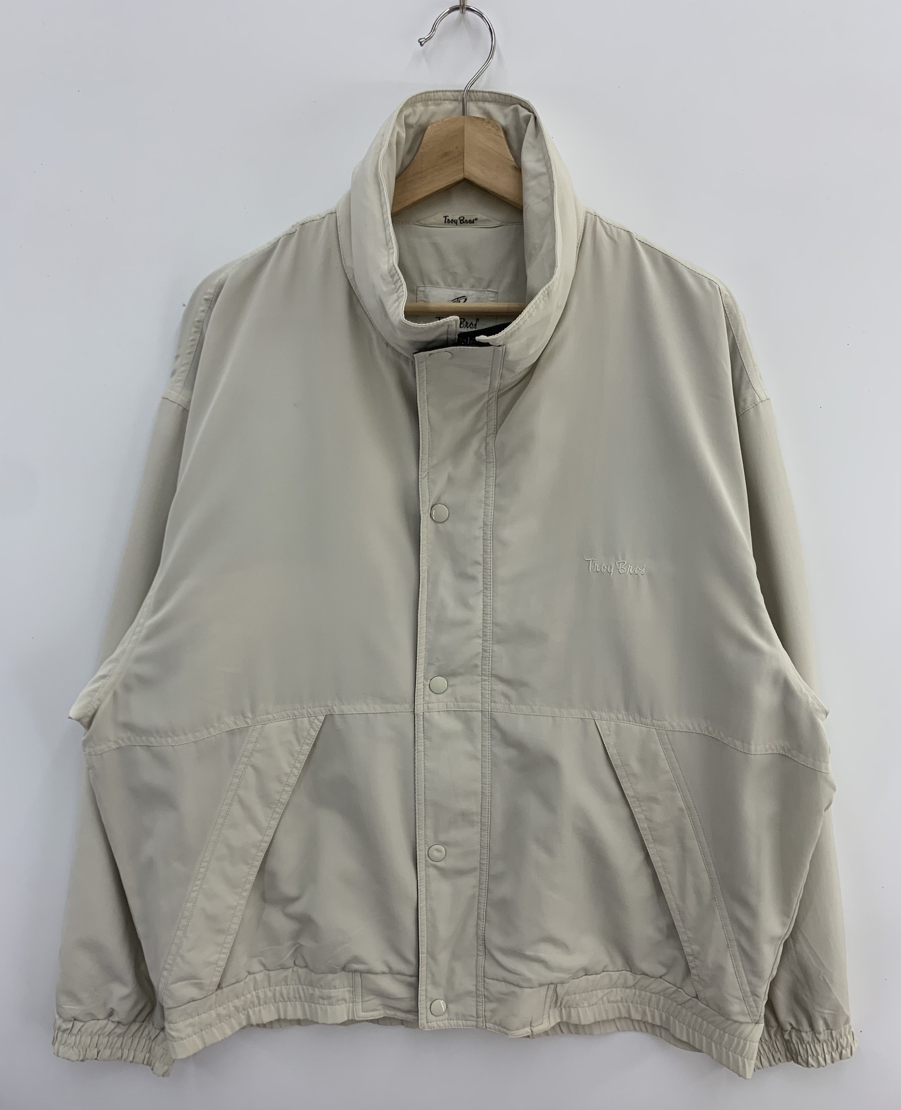 Japanese Brand × Vintage Vintage Troy Bros Jacket | Hoodie Jacket | Shell Jacket Size US L / EU 52-54 / 3 - 1 Thumbnail