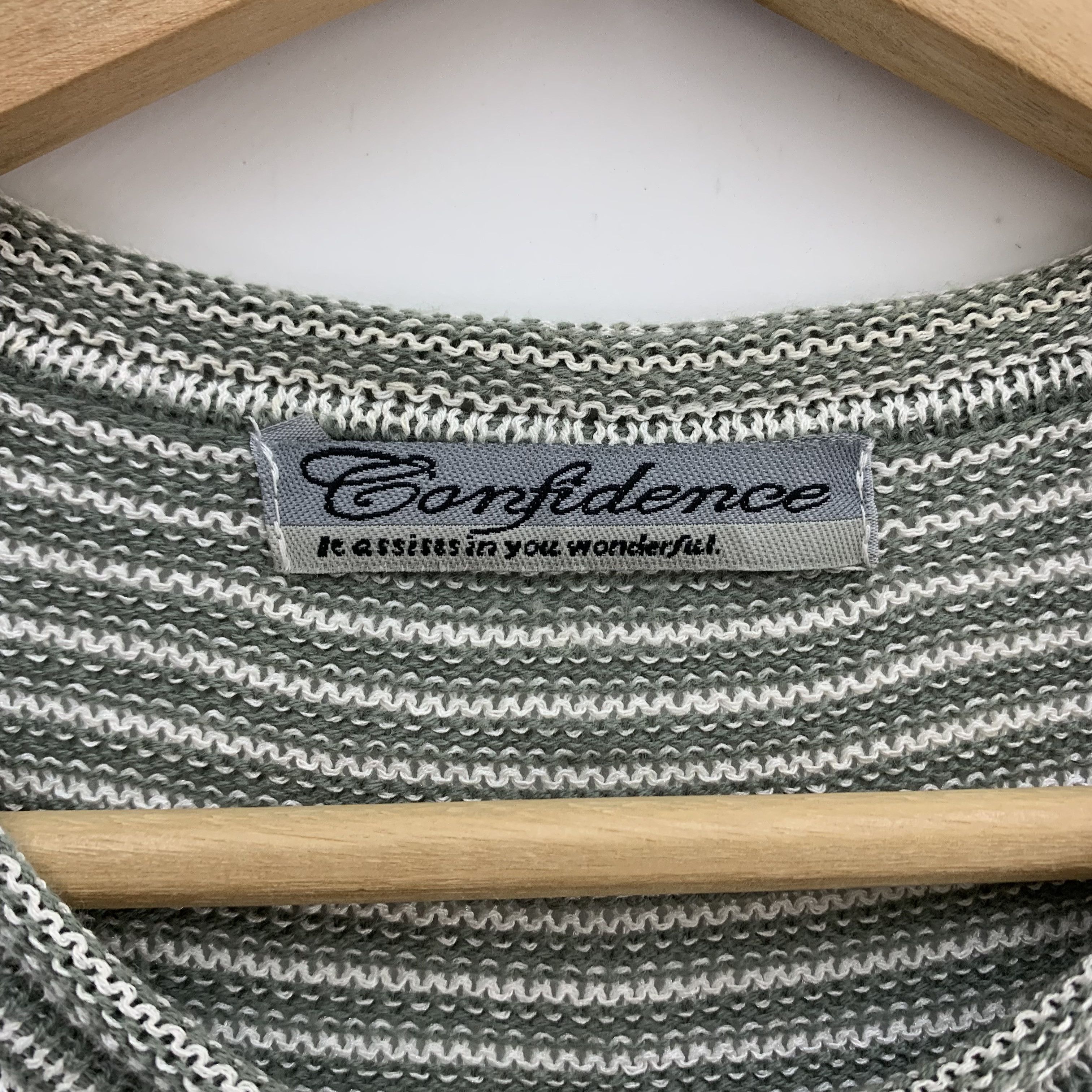 Homespun Knitwear × Japanese Brand Vintage Knit Shirt Short Sleeve Knitwear Size S / US 4 / IT 40 - 5 Thumbnail