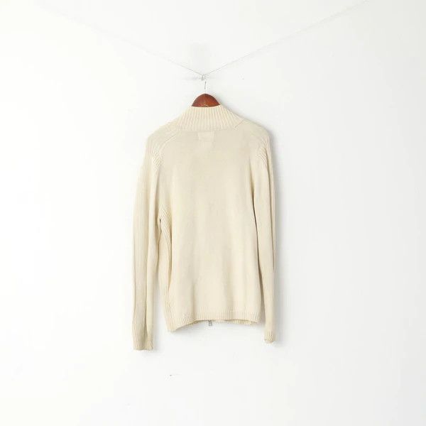 Polo Ralph Lauren Polo Jeans Ralph Lauren Men XL (L) Jumper Cream Cotton 5246 Size US XL / EU 56 / 4 - 7 Thumbnail