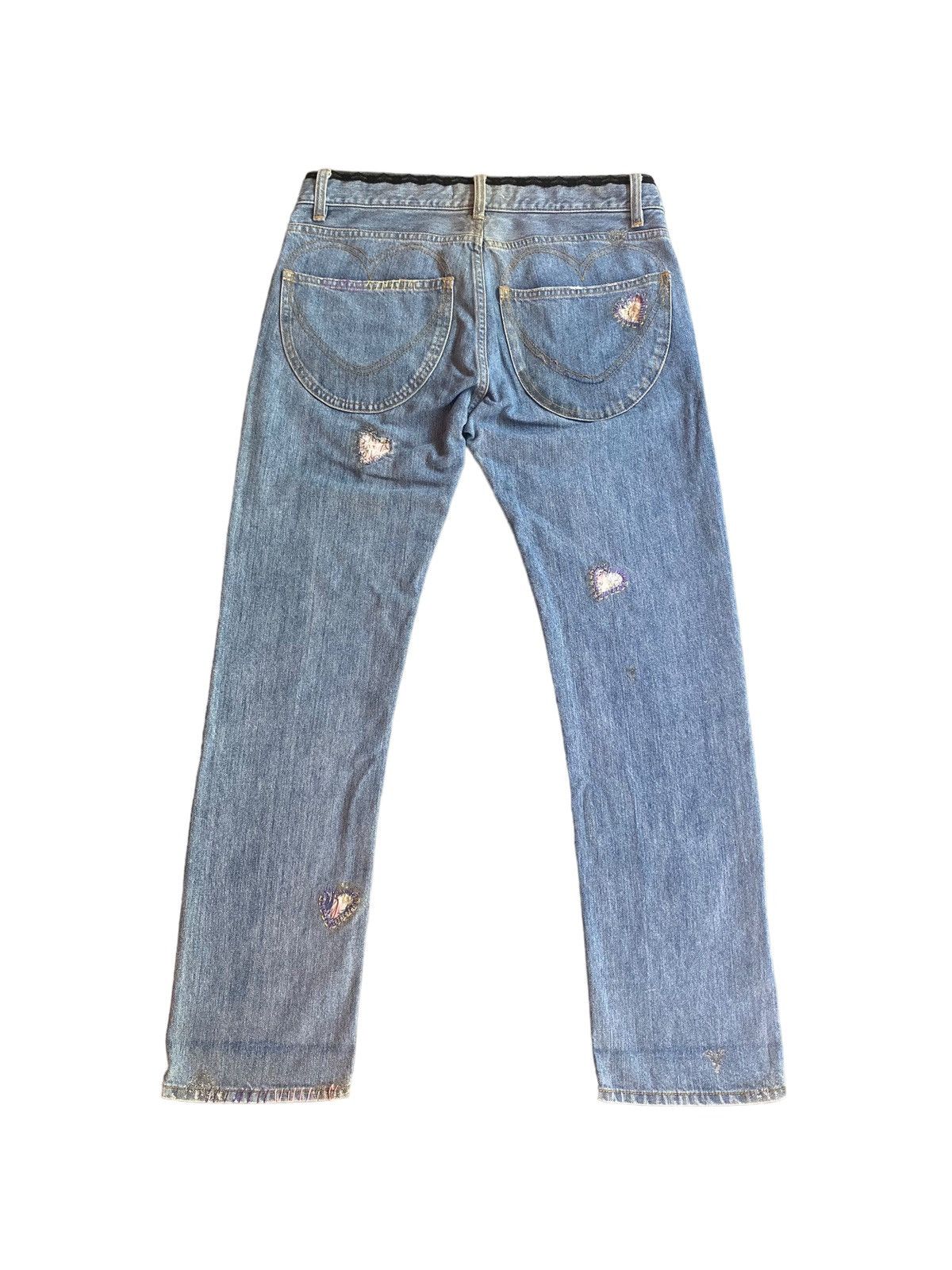 Issey Miyake Heart Shape patch jeans Size 32" / US 10 / IT 46 - 3 Thumbnail