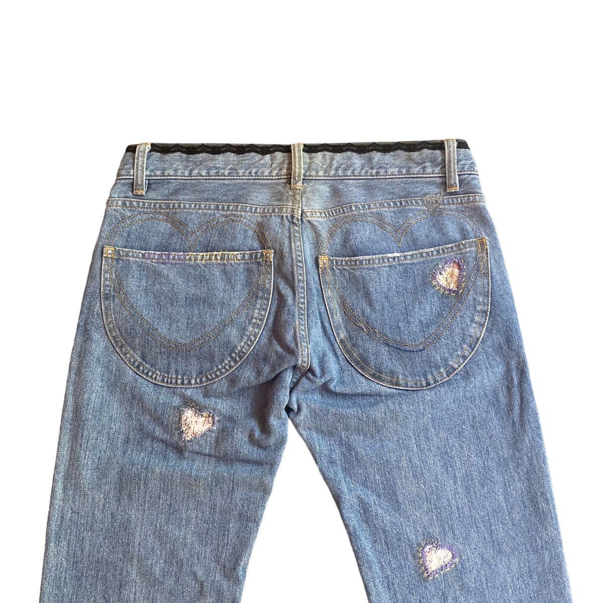Issey Miyake Heart Shape patch jeans Size 32" / US 10 / IT 46 - 4 Thumbnail