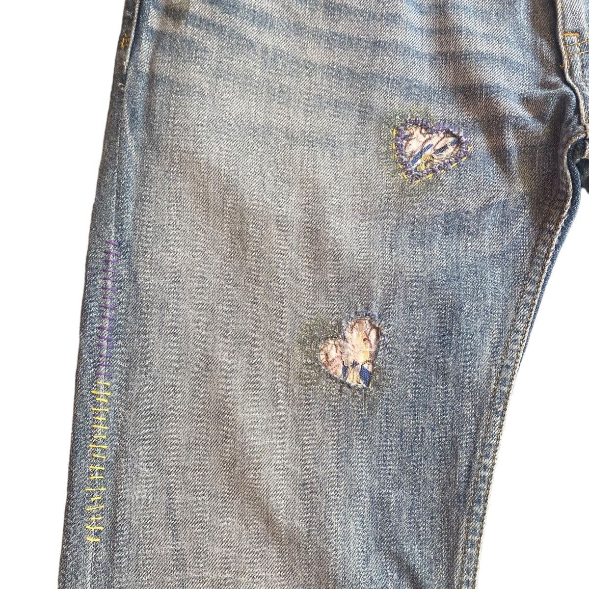 Issey Miyake Heart Shape patch jeans Size 32" / US 10 / IT 46 - 7 Thumbnail