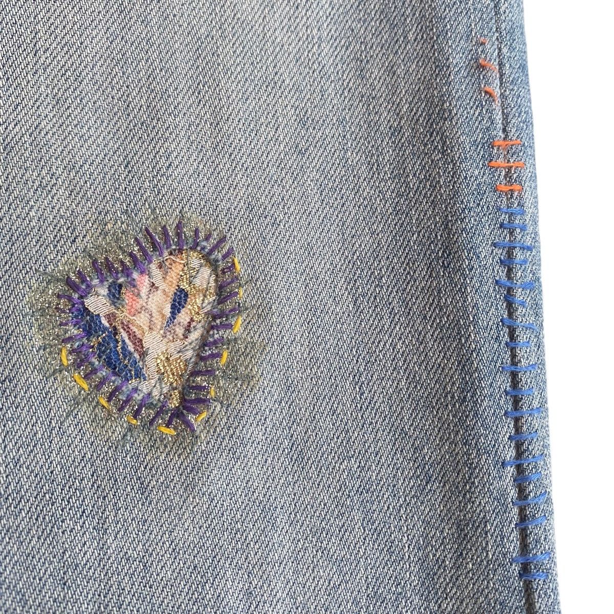 Issey Miyake Heart Shape patch jeans Size 32" / US 10 / IT 46 - 8 Thumbnail