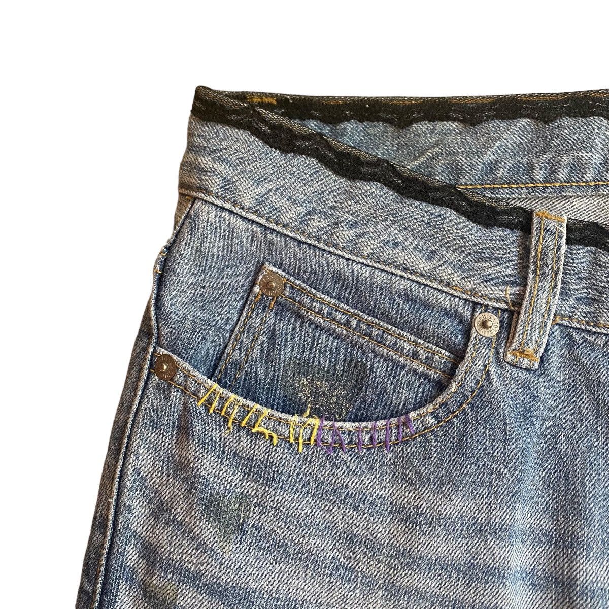 Issey Miyake Heart Shape patch jeans Size 32" / US 10 / IT 46 - 5 Thumbnail