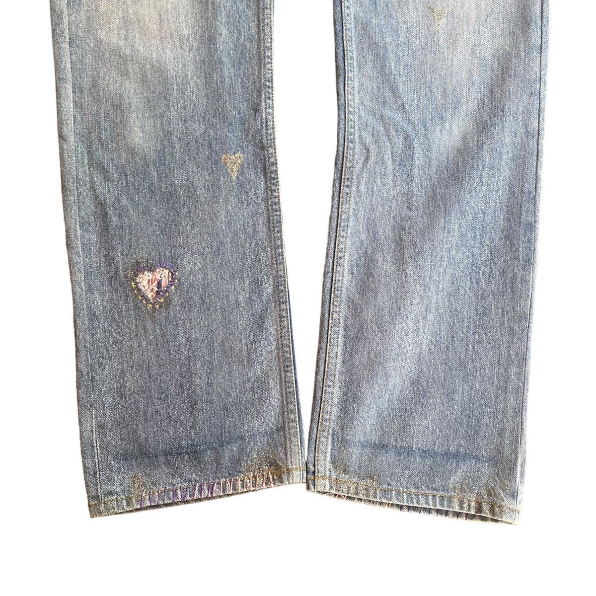 Issey Miyake Heart Shape patch jeans Size 32" / US 10 / IT 46 - 9 Thumbnail