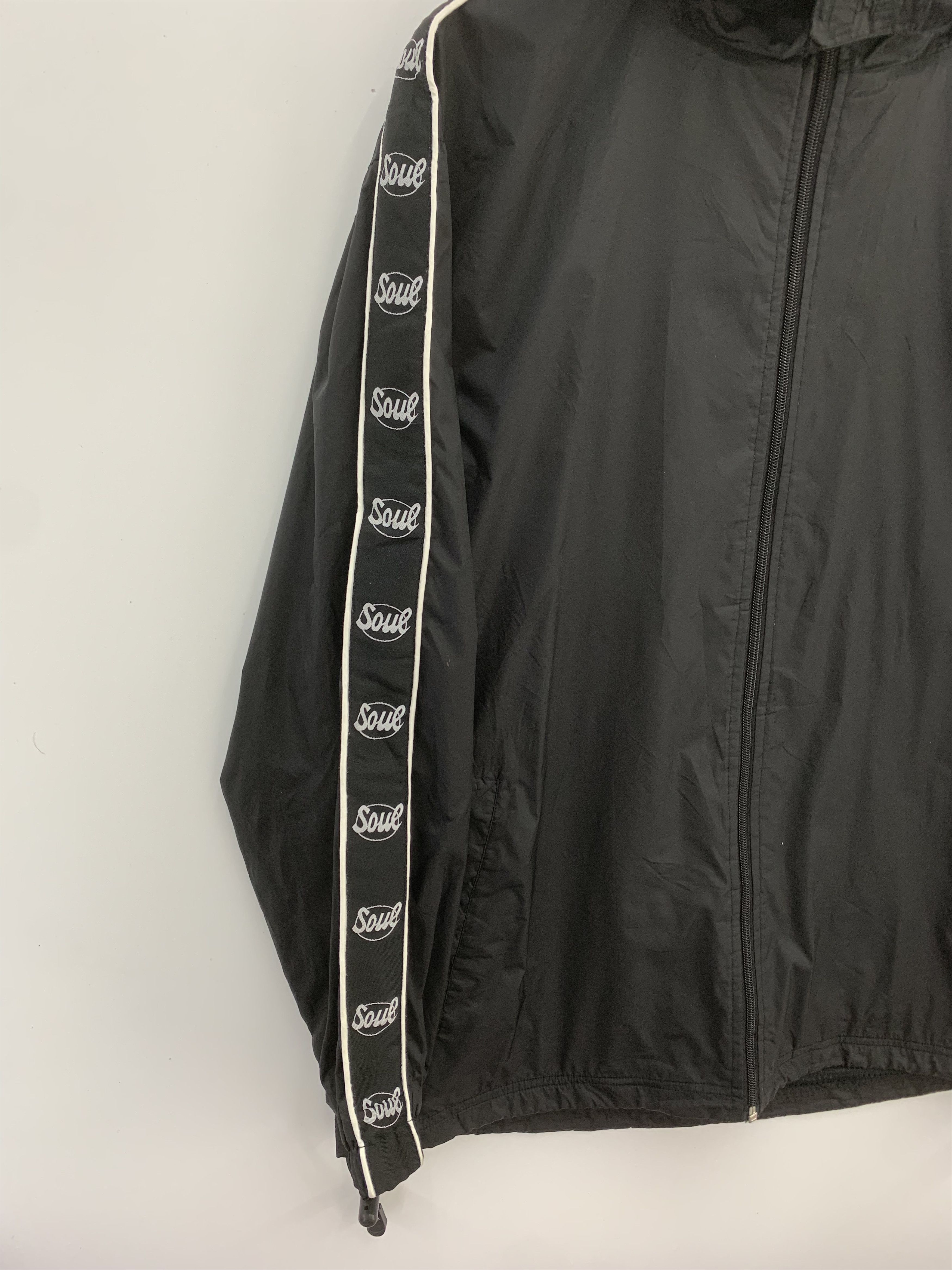 Japanese Brand Soul Windbreaker Jacket Hooded Black Jacket Size US M / EU 48-50 / 2 - 5 Thumbnail