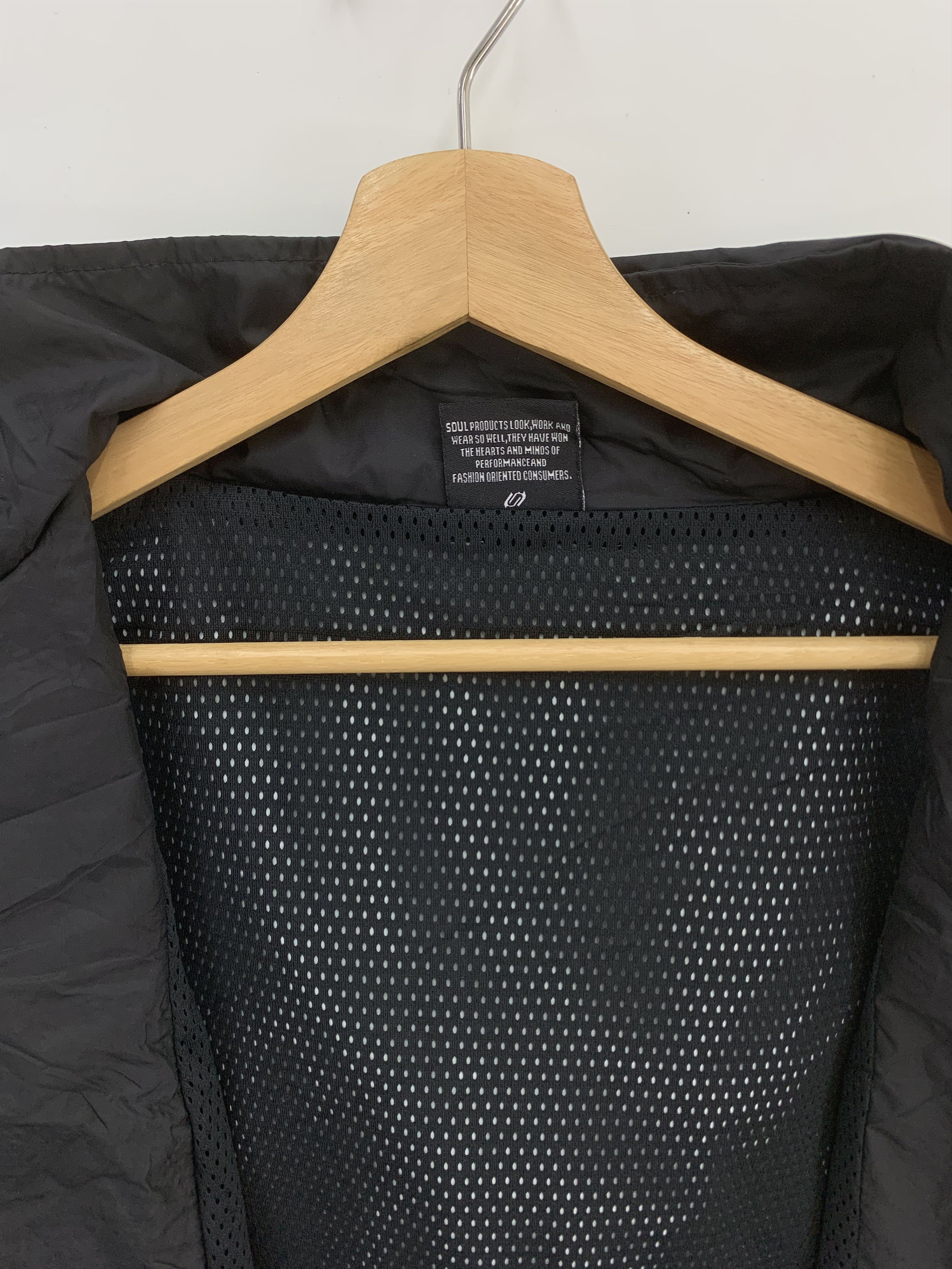 Japanese Brand Soul Windbreaker Jacket Hooded Black Jacket Size US M / EU 48-50 / 2 - 8 Thumbnail