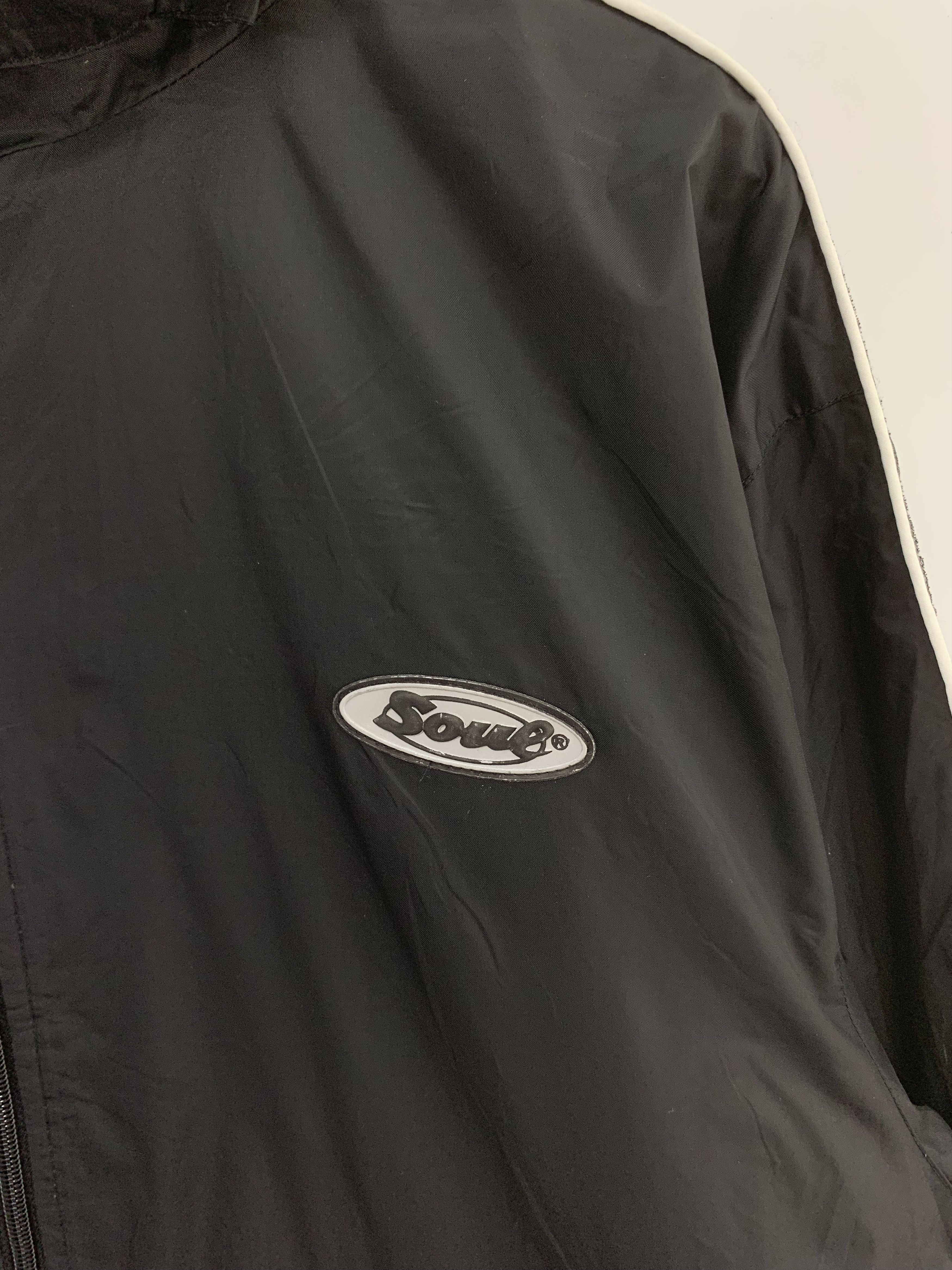 Japanese Brand Soul Windbreaker Jacket Hooded Black Jacket Size US M / EU 48-50 / 2 - 3 Thumbnail
