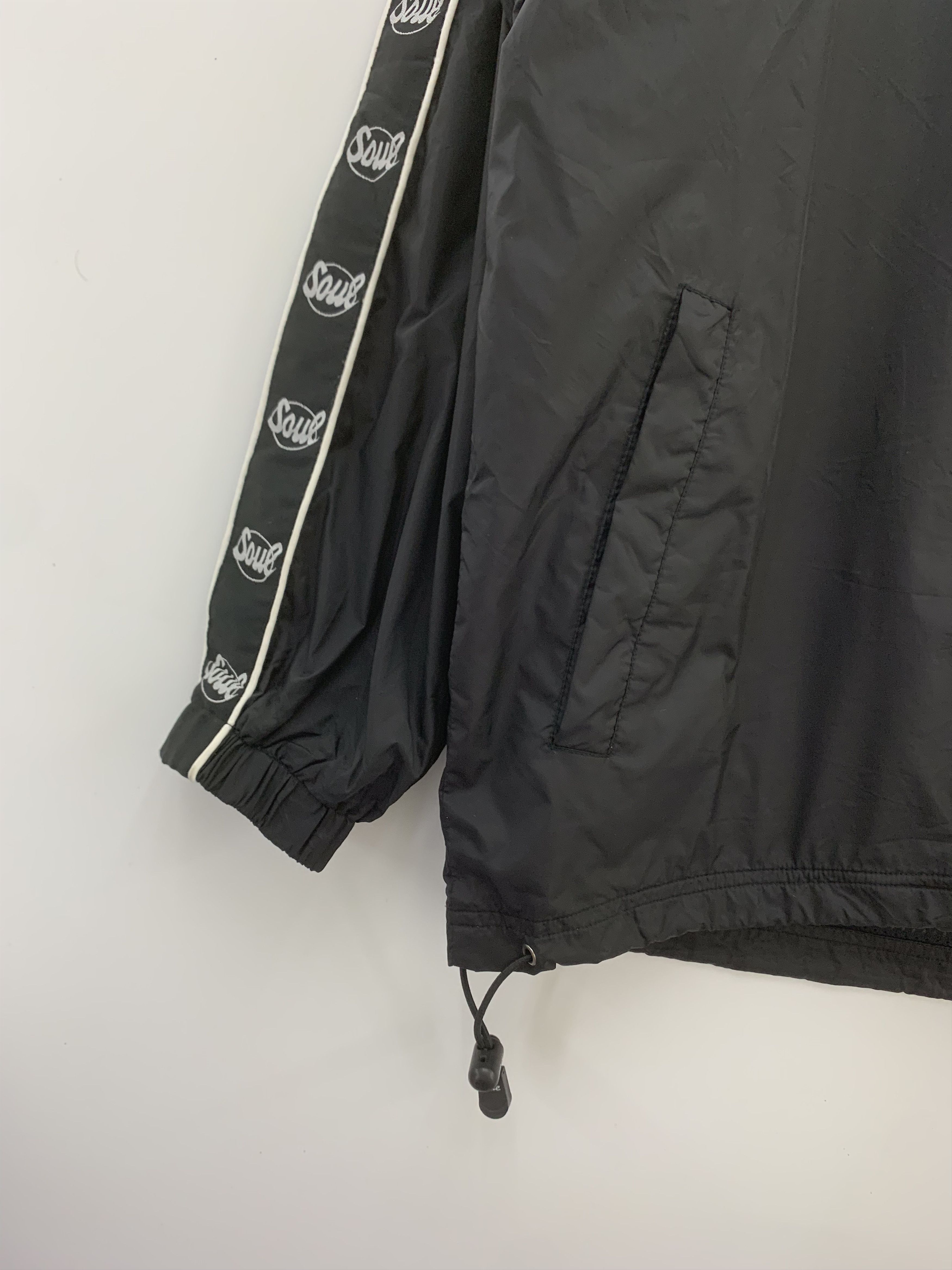 Japanese Brand Soul Windbreaker Jacket Hooded Black Jacket Size US M / EU 48-50 / 2 - 4 Thumbnail