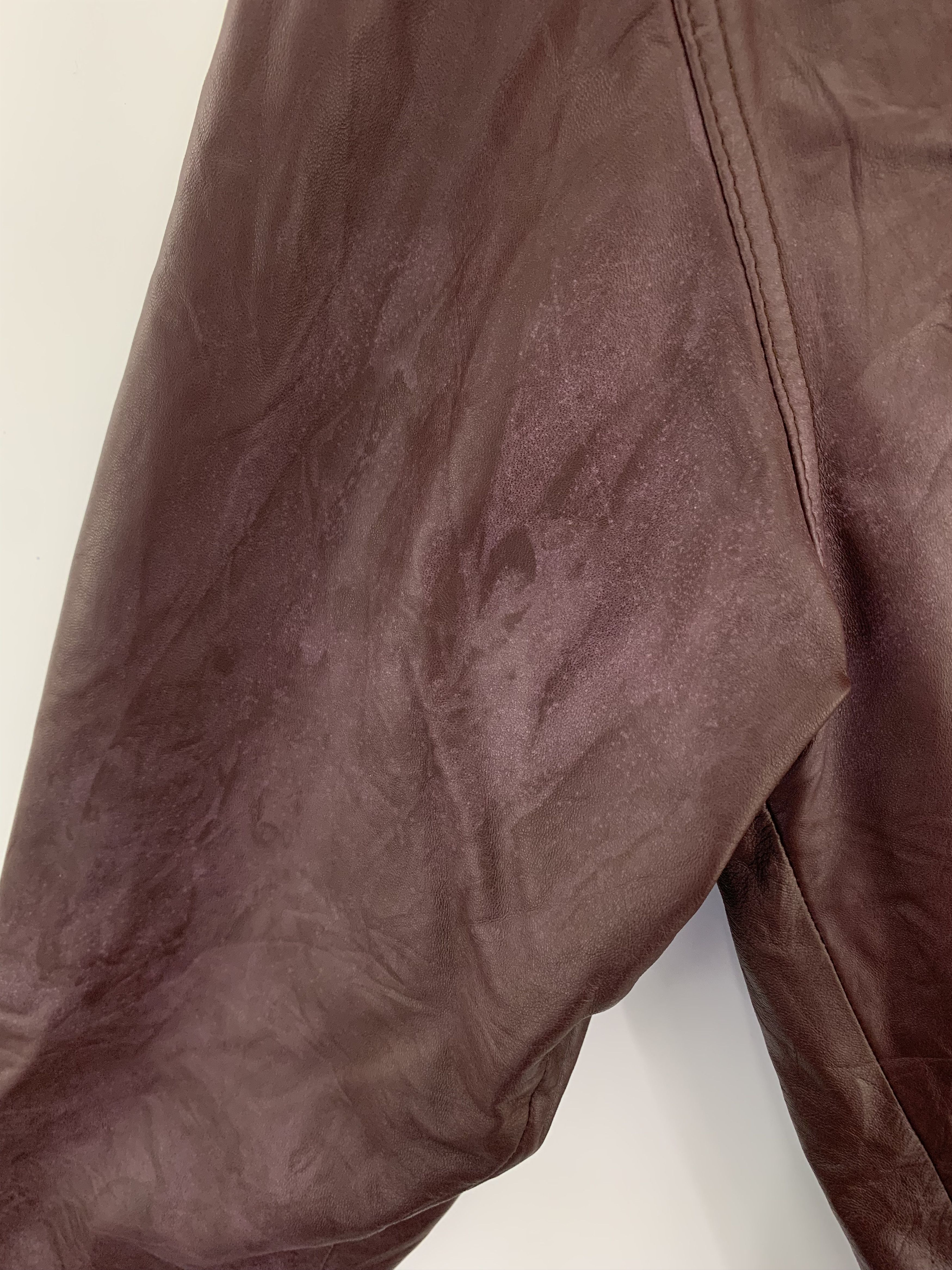 Bally Bally Leather Jacket Burgundy Size US L / EU 52-54 / 3 - 8 Thumbnail