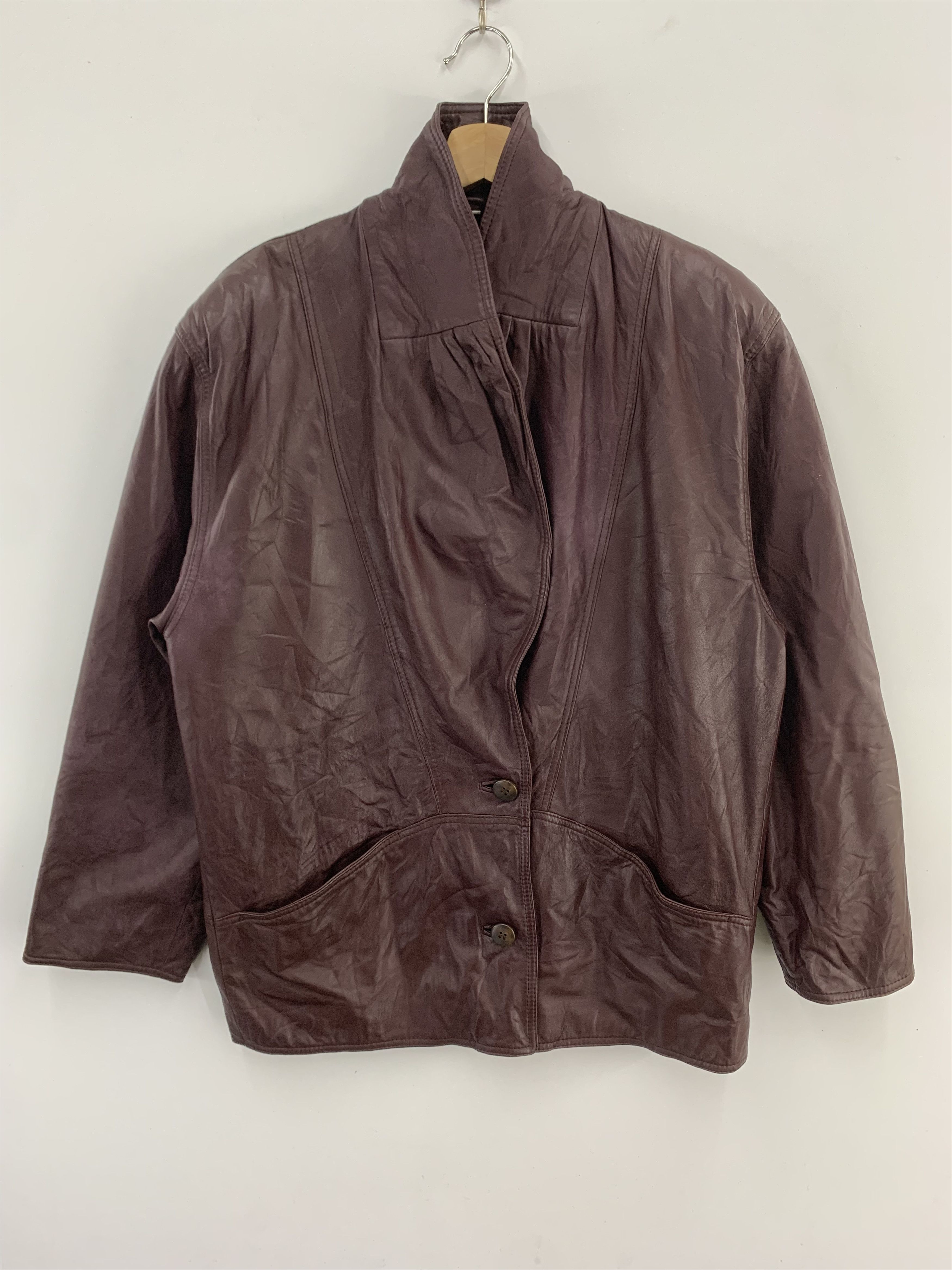 Bally Bally Leather Jacket Burgundy Size US L / EU 52-54 / 3 - 1 Thumbnail