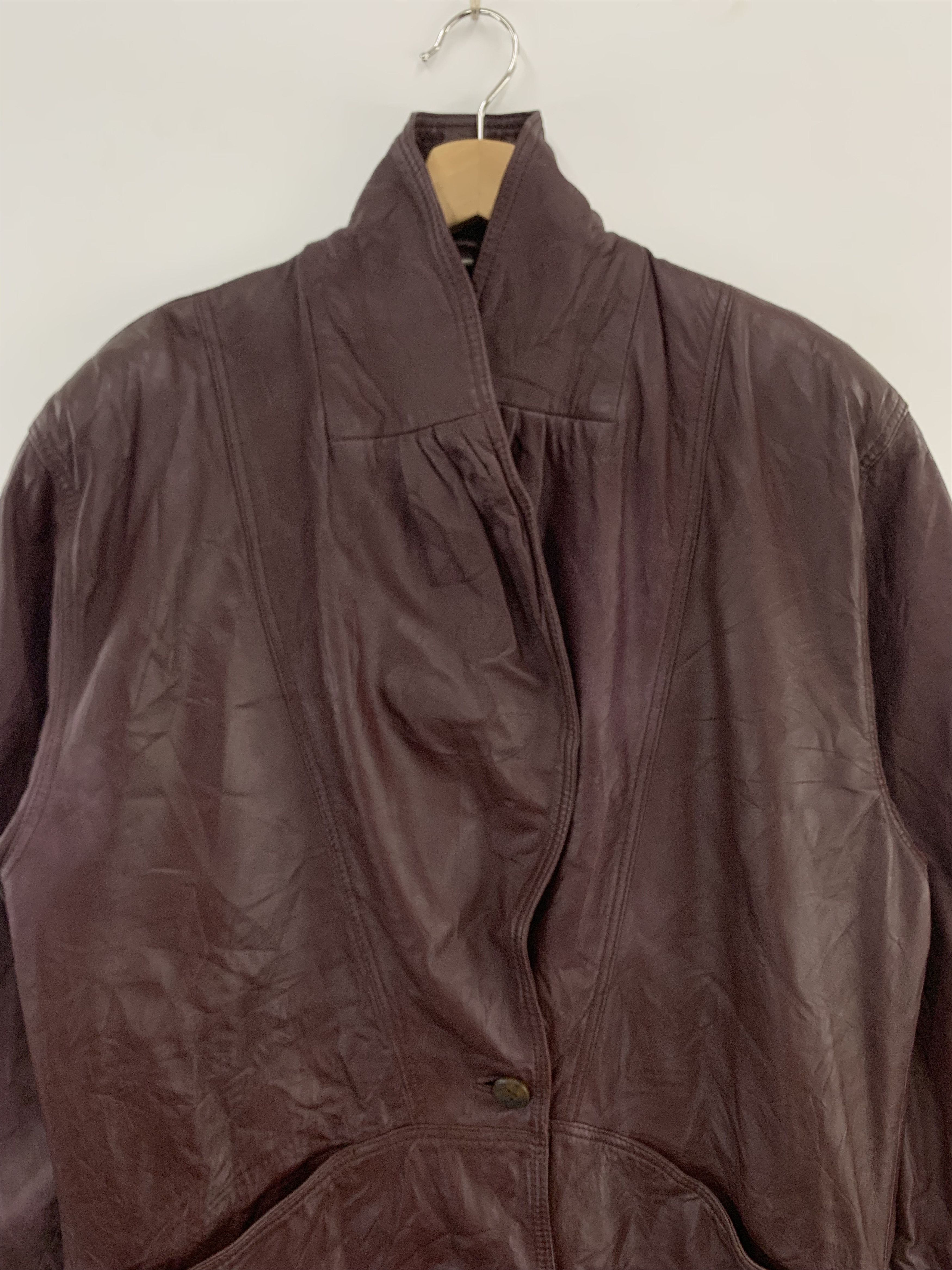 Bally Bally Leather Jacket Burgundy Size US L / EU 52-54 / 3 - 2 Thumbnail