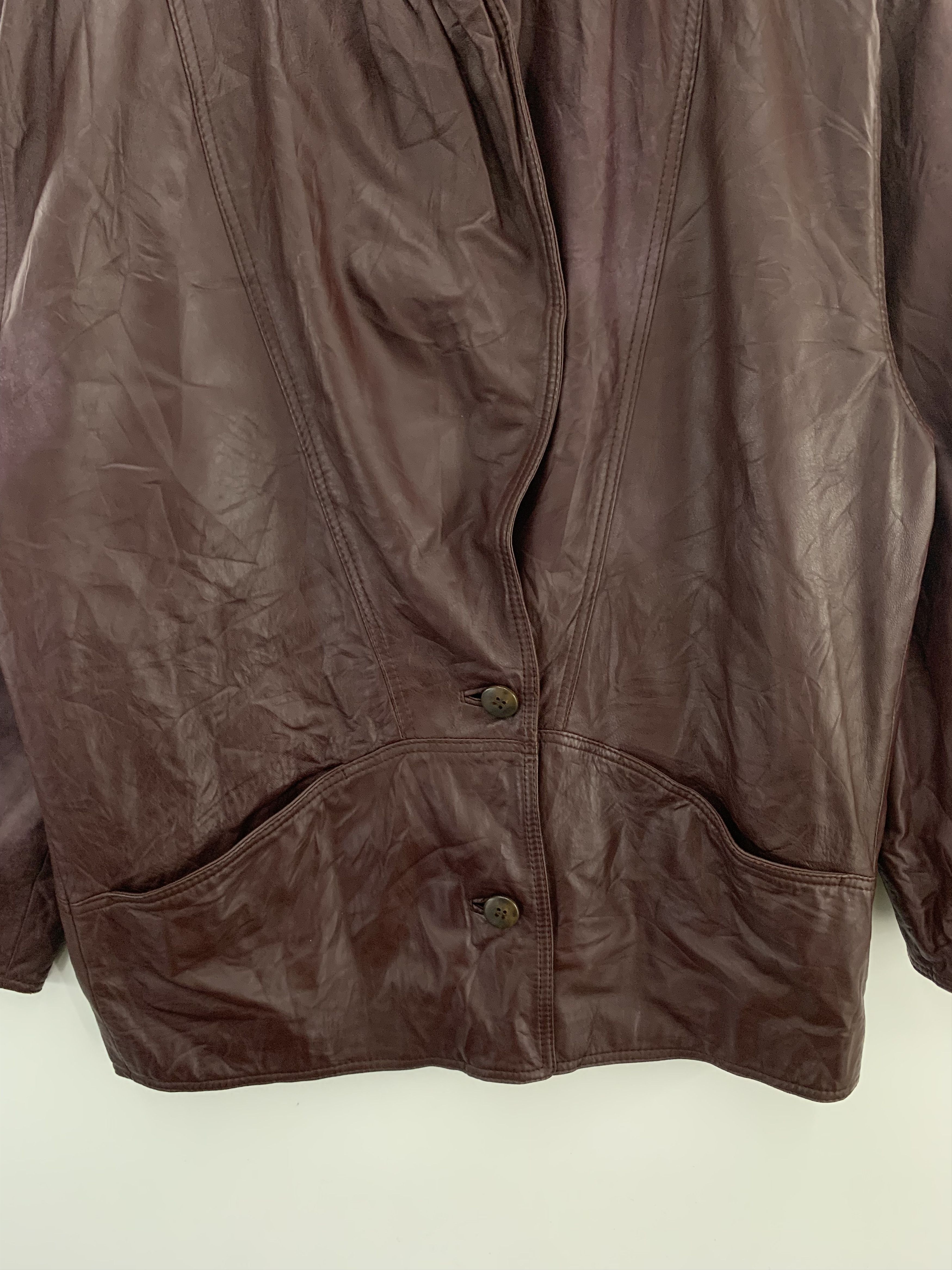 Bally Bally Leather Jacket Burgundy Size US L / EU 52-54 / 3 - 3 Thumbnail