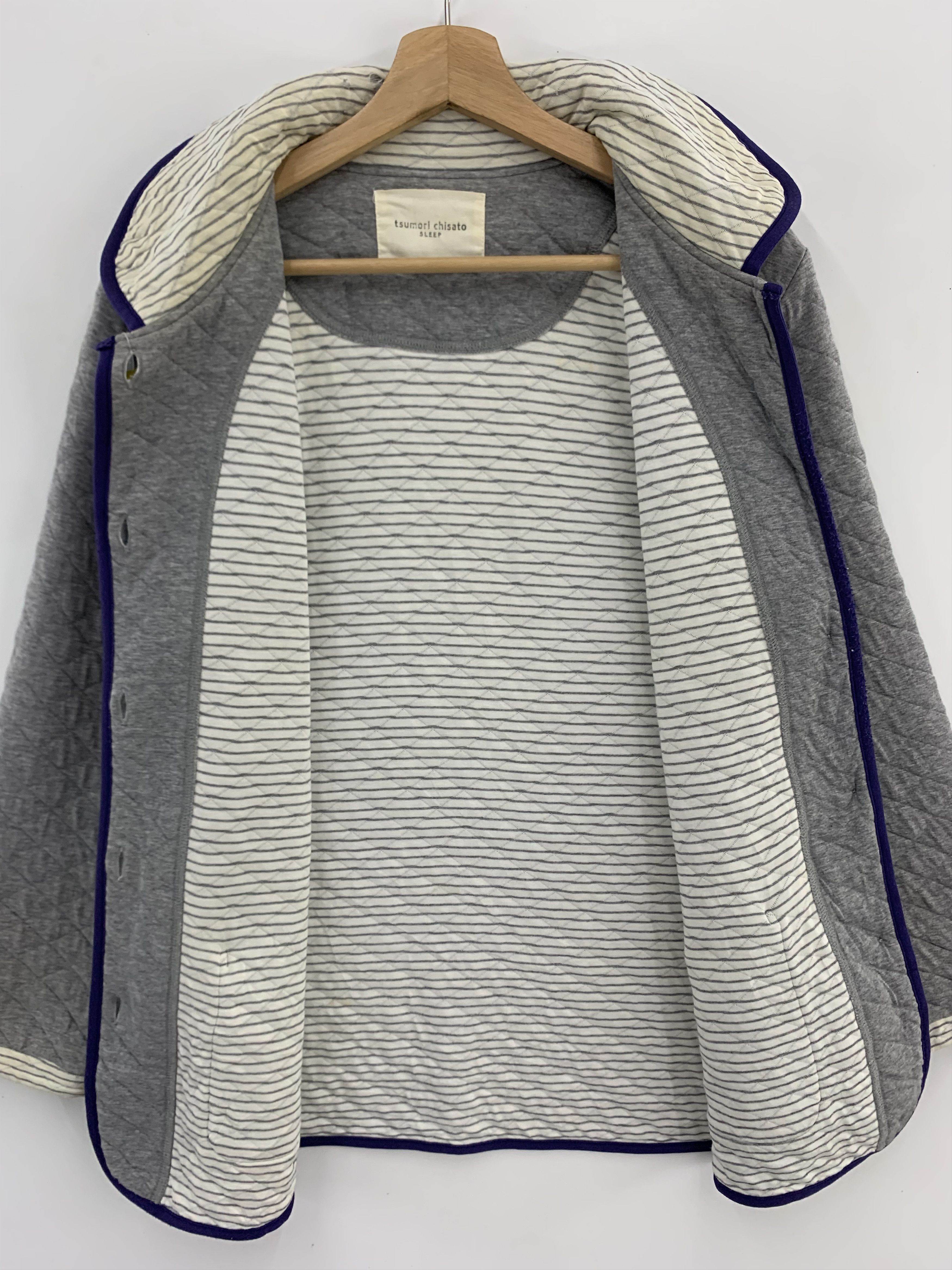 Japanese Brand × Tsumori Chisato × Vintage 90s Tsumori Chisato Distressed Sleepwear Pyjama Size US S / EU 44-46 / 1 - 5 Thumbnail