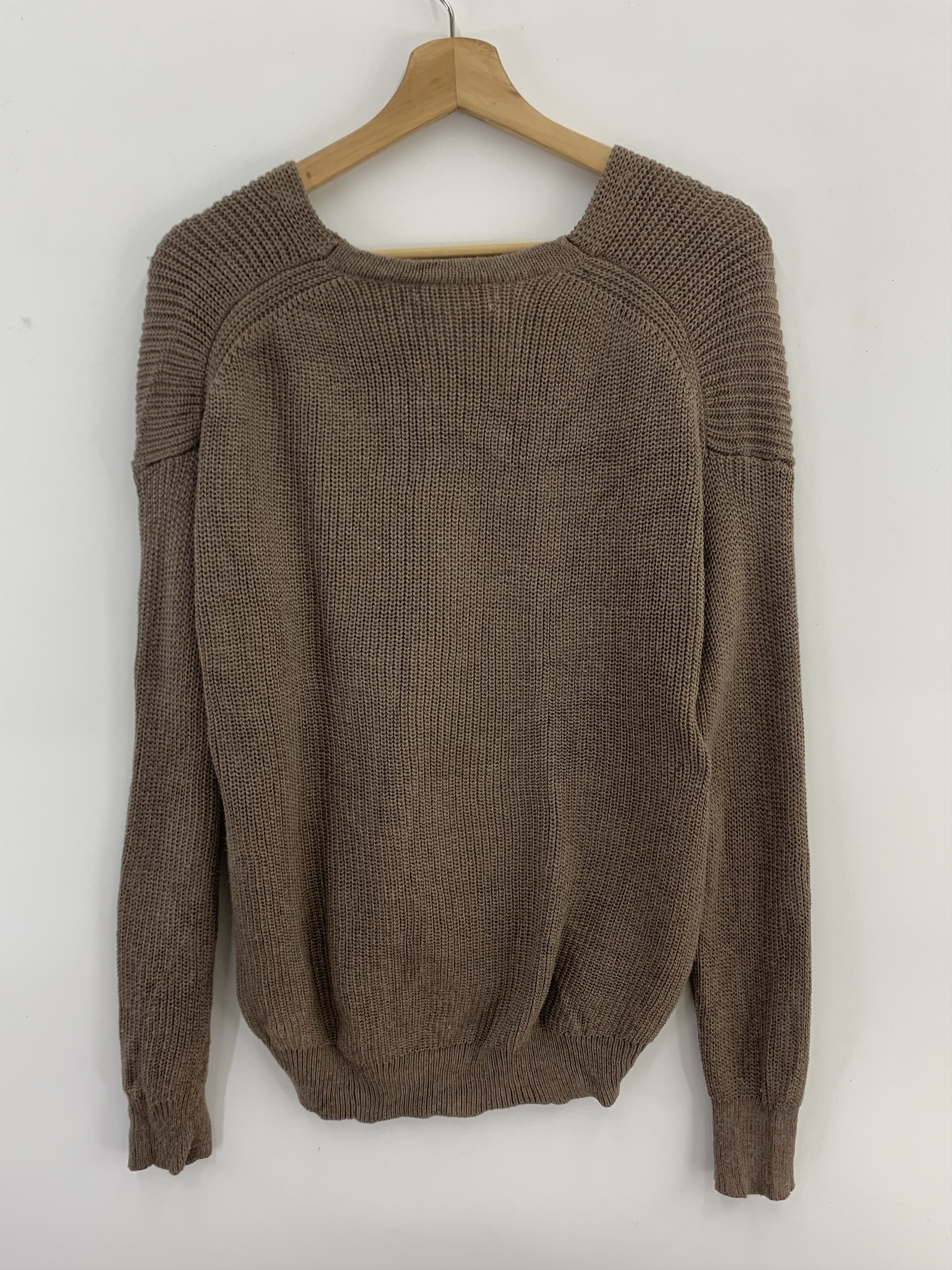 Japanese Brand American Holic Wool Knit Sweater V Neck Size US L / EU 52-54 / 3 - 2 Thumbnail