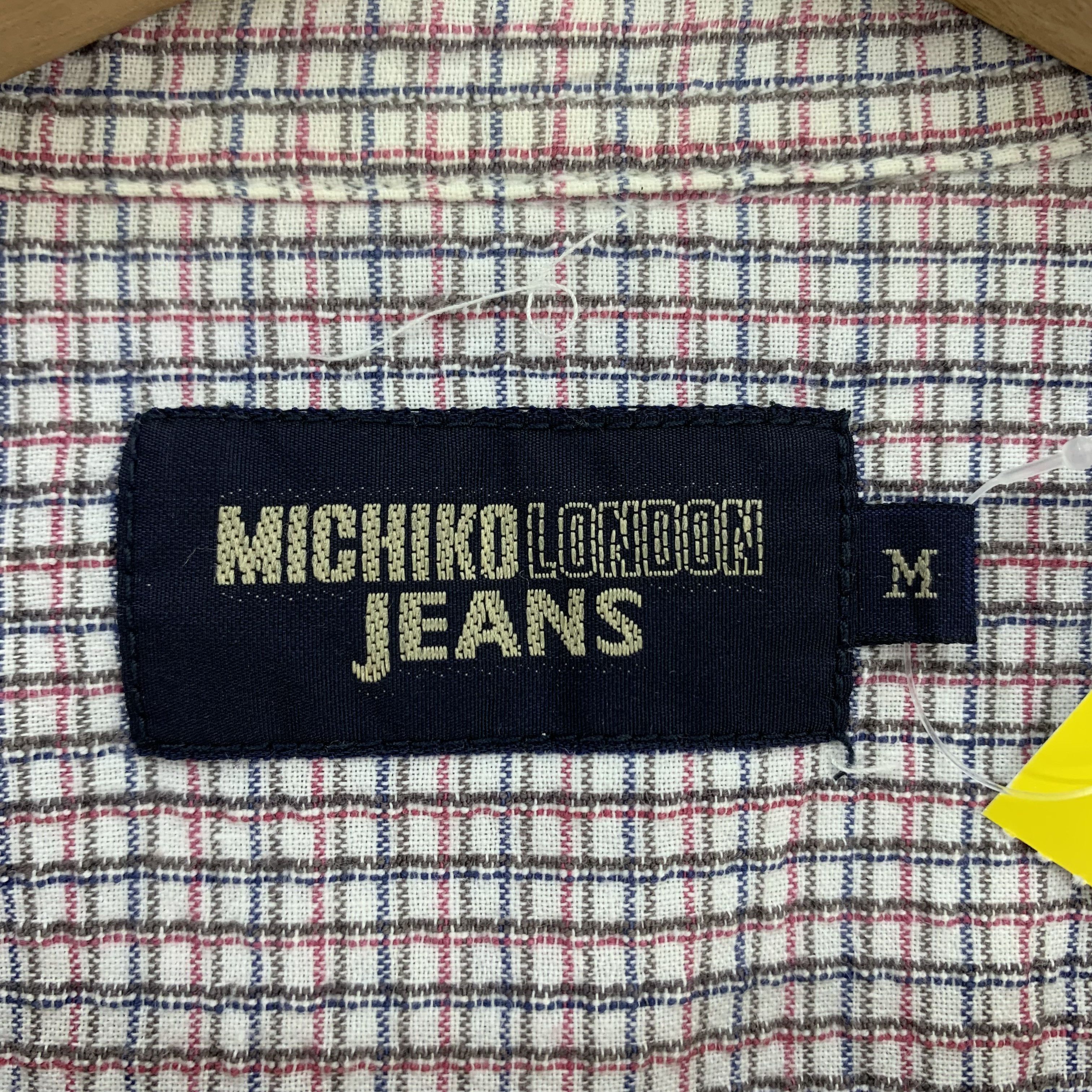 Michiko Koshino Michiko London Jeans Shirt Button Up Flannel Size US M / EU 48-50 / 2 - 9 Thumbnail