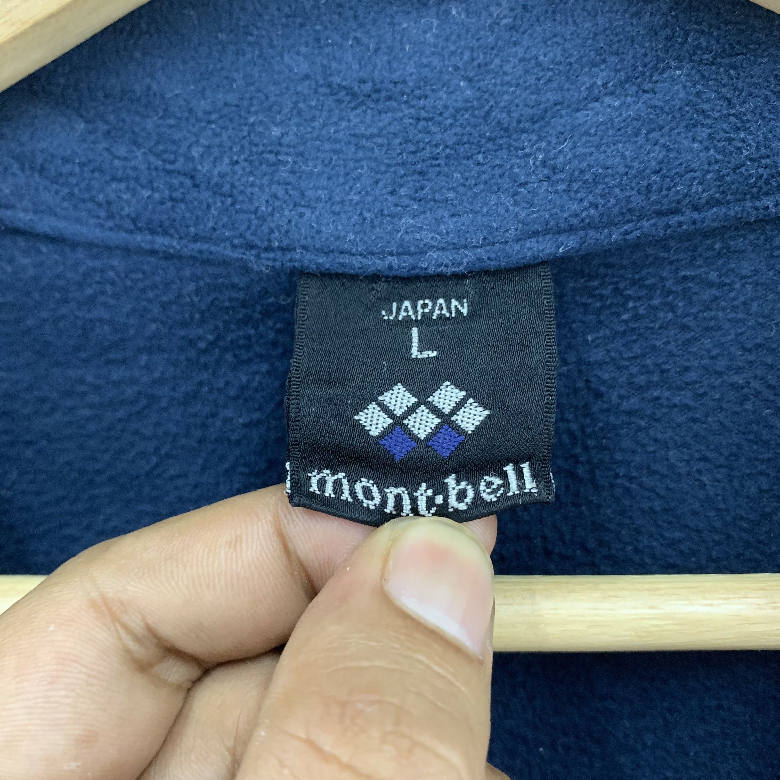 Montbell × Vintage Montbell Fleece Jacket Single Pocket Size US L / EU 52-54 / 3 - 7 Thumbnail