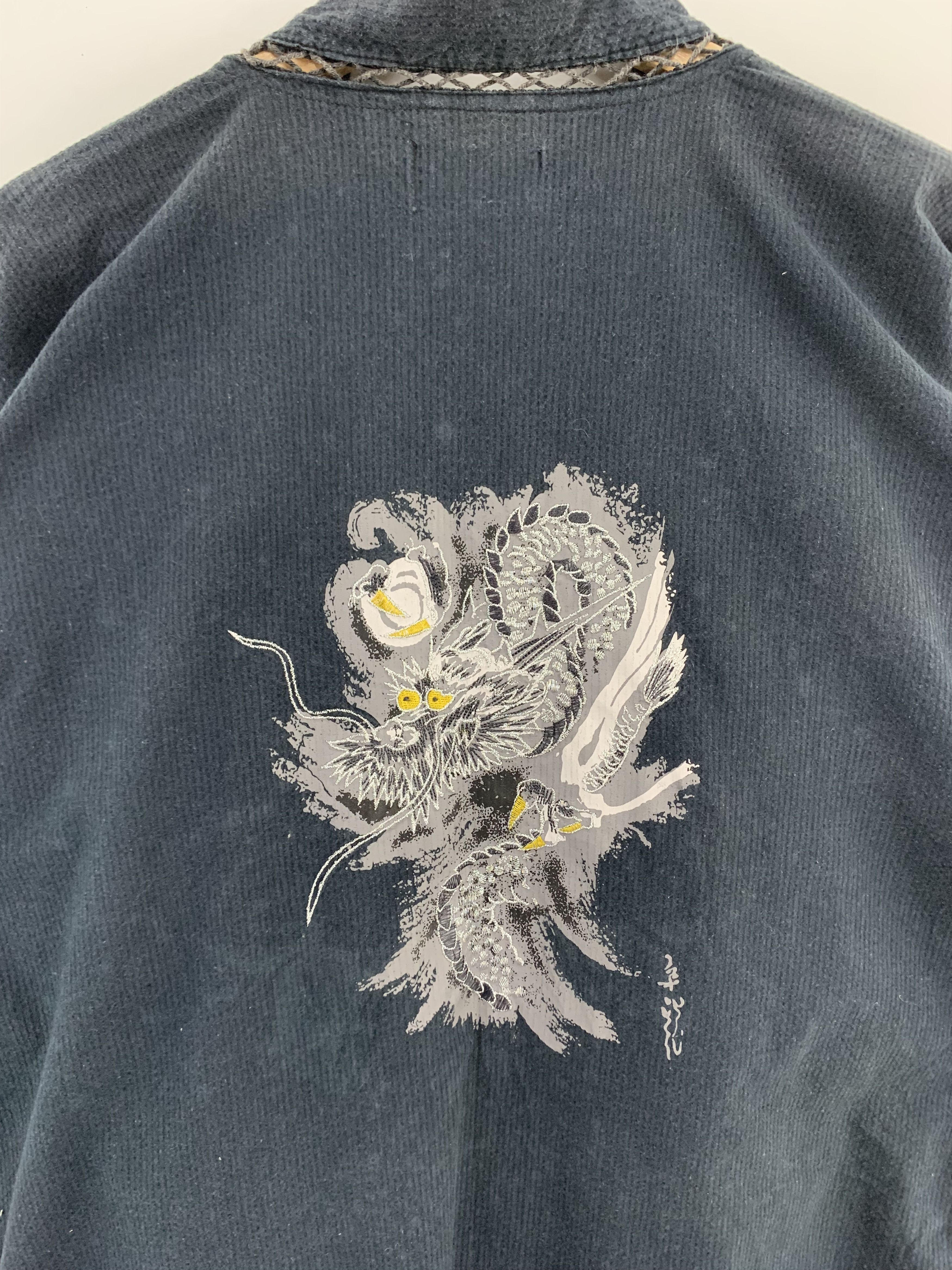 Japanese Brand Dragon Embroidery Pyjama Sleepwear Size US L / EU 52-54 / 3 - 7 Thumbnail