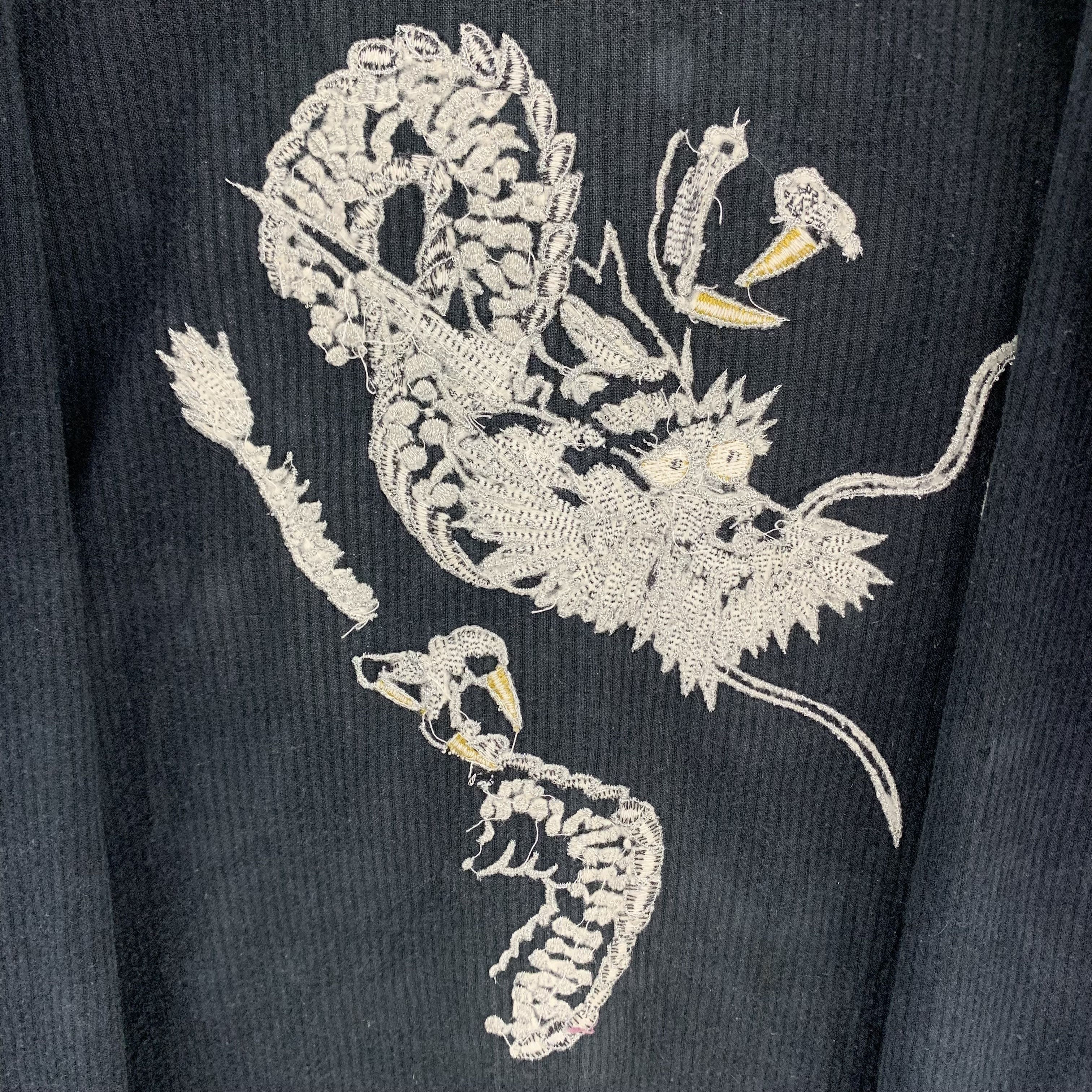 Japanese Brand Dragon Embroidery Pyjama Sleepwear Size US L / EU 52-54 / 3 - 5 Thumbnail