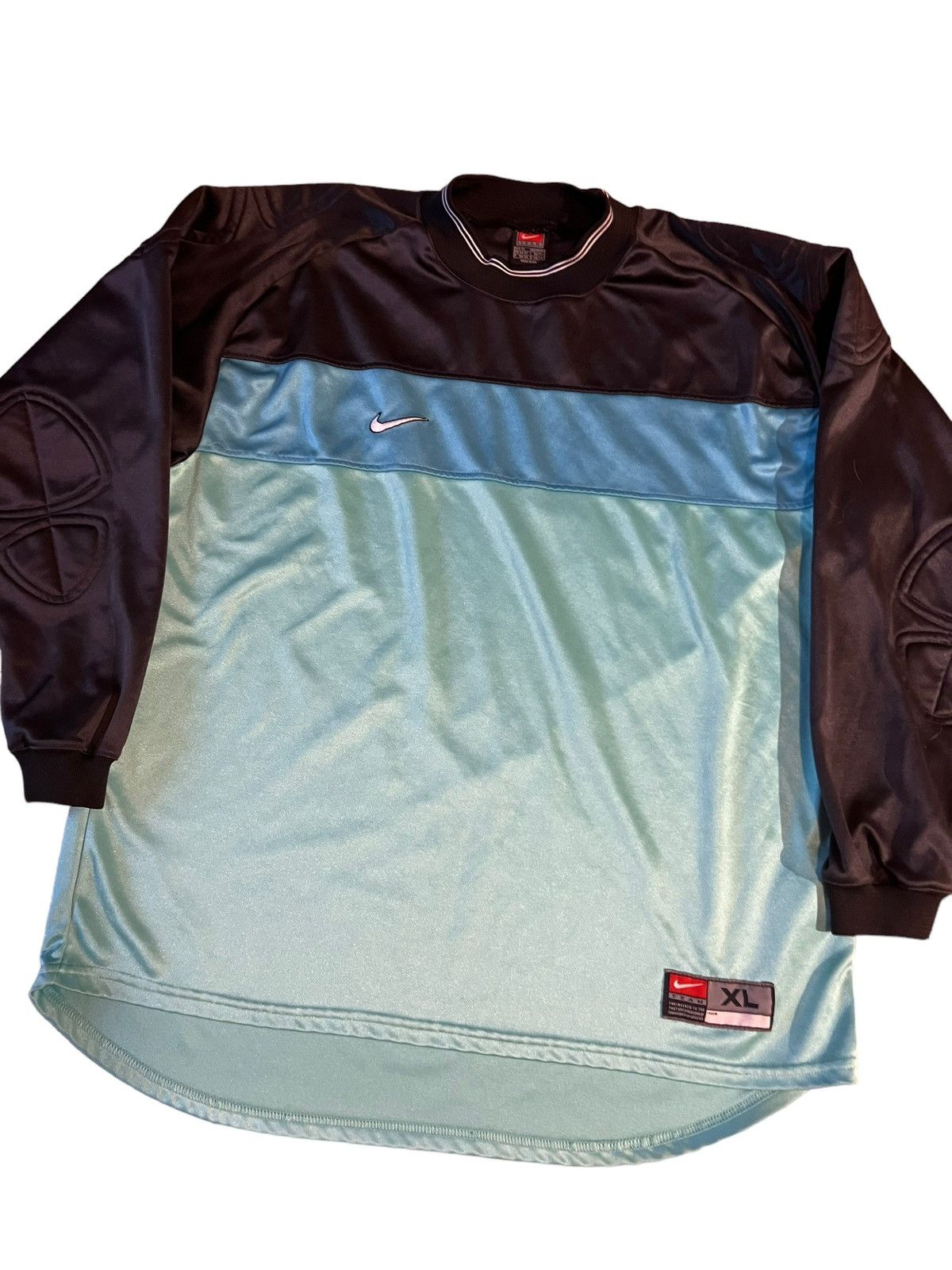 Nike × Vintage Vintage Nike Soccer Goalie Jersey Long Sleeve 00s 90s Drill Size US XL / EU 56 / 4 - 5 Thumbnail
