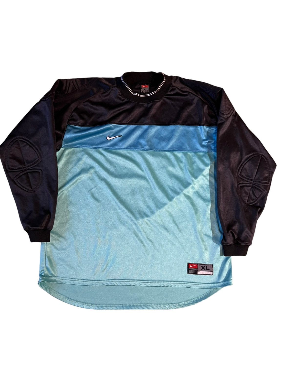 Nike × Vintage Vintage Nike Soccer Goalie Jersey Long Sleeve 00s 90s Drill Size US XL / EU 56 / 4 - 7 Thumbnail