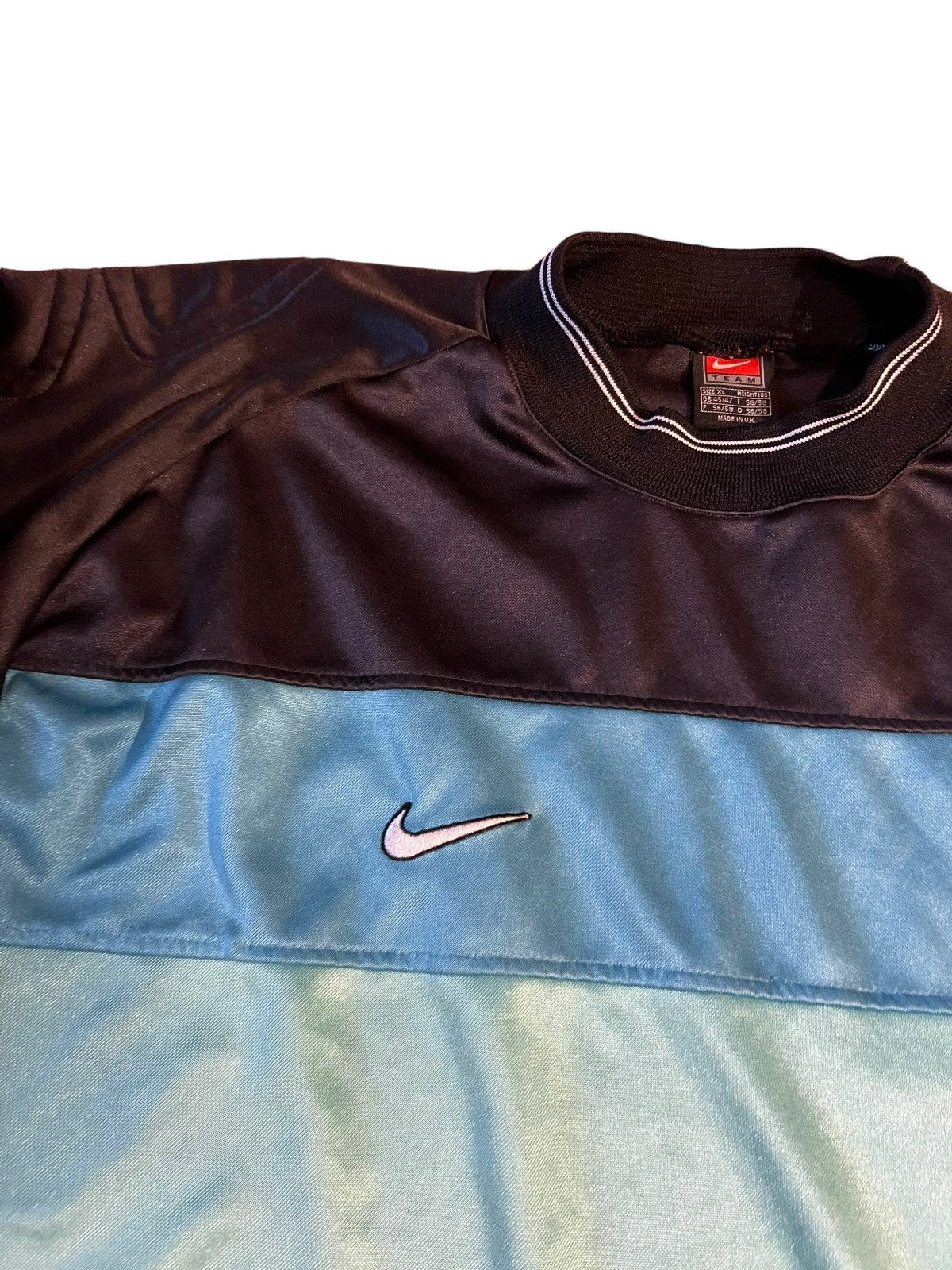 Nike × Vintage Vintage Nike Soccer Goalie Jersey Long Sleeve 00s 90s Drill Size US XL / EU 56 / 4 - 2 Thumbnail