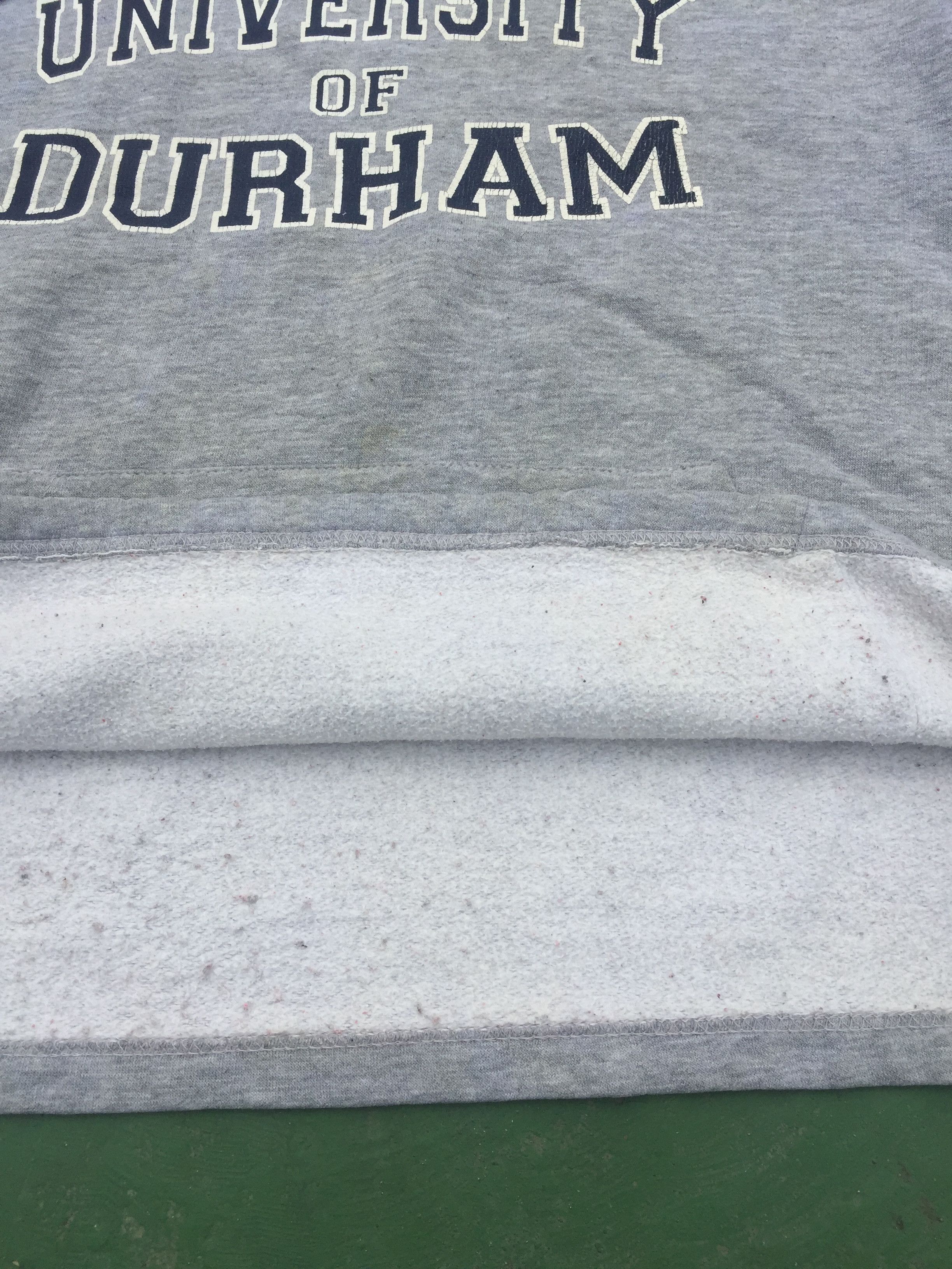 Vintage Vintage University of Durham Spellout Boxy Hoodie Size US S / EU 44-46 / 1 - 5 Thumbnail