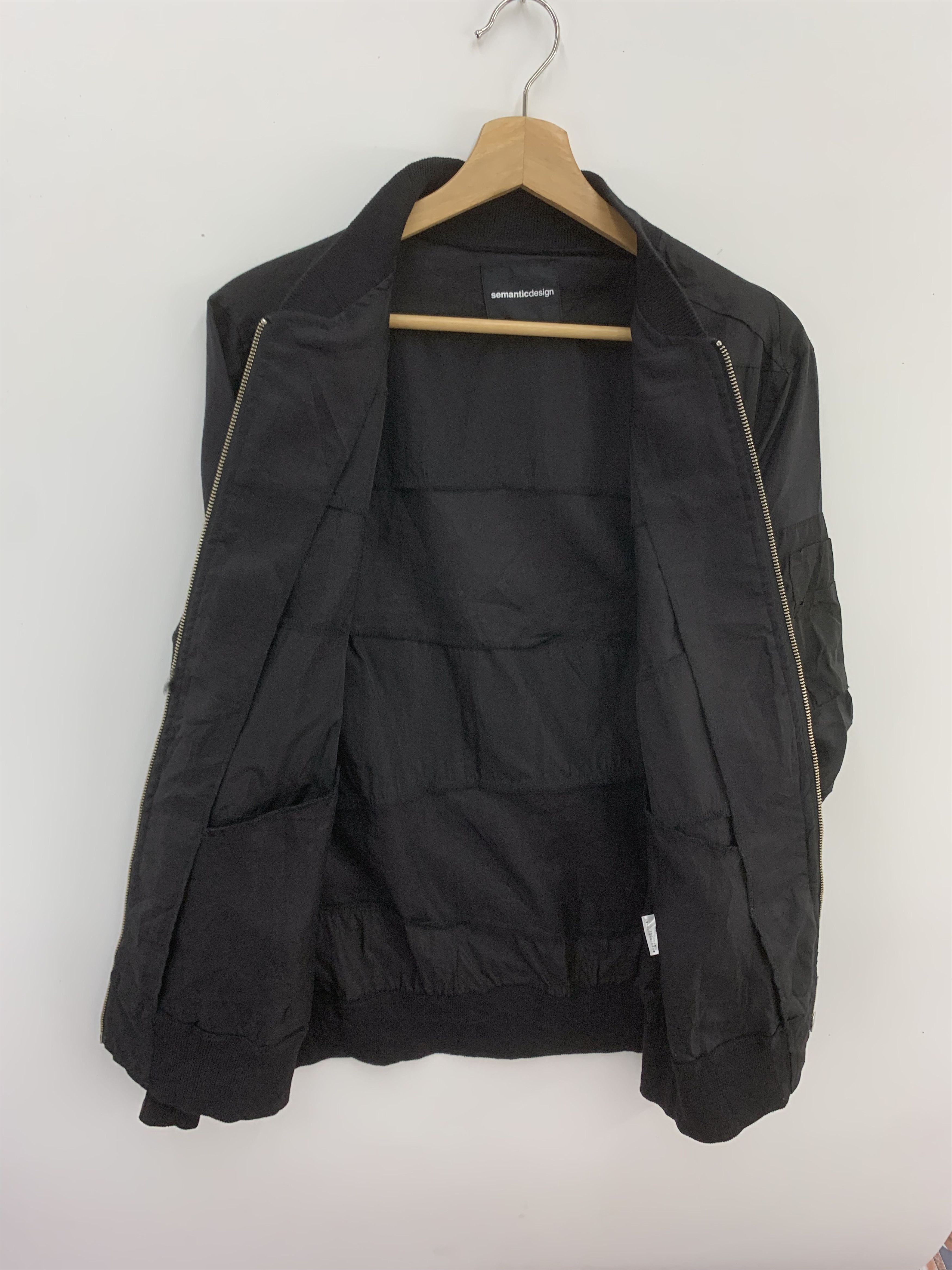 Japanese Brand Semantic Design Black Jacket Size US M / EU 48-50 / 2 - 8 Thumbnail