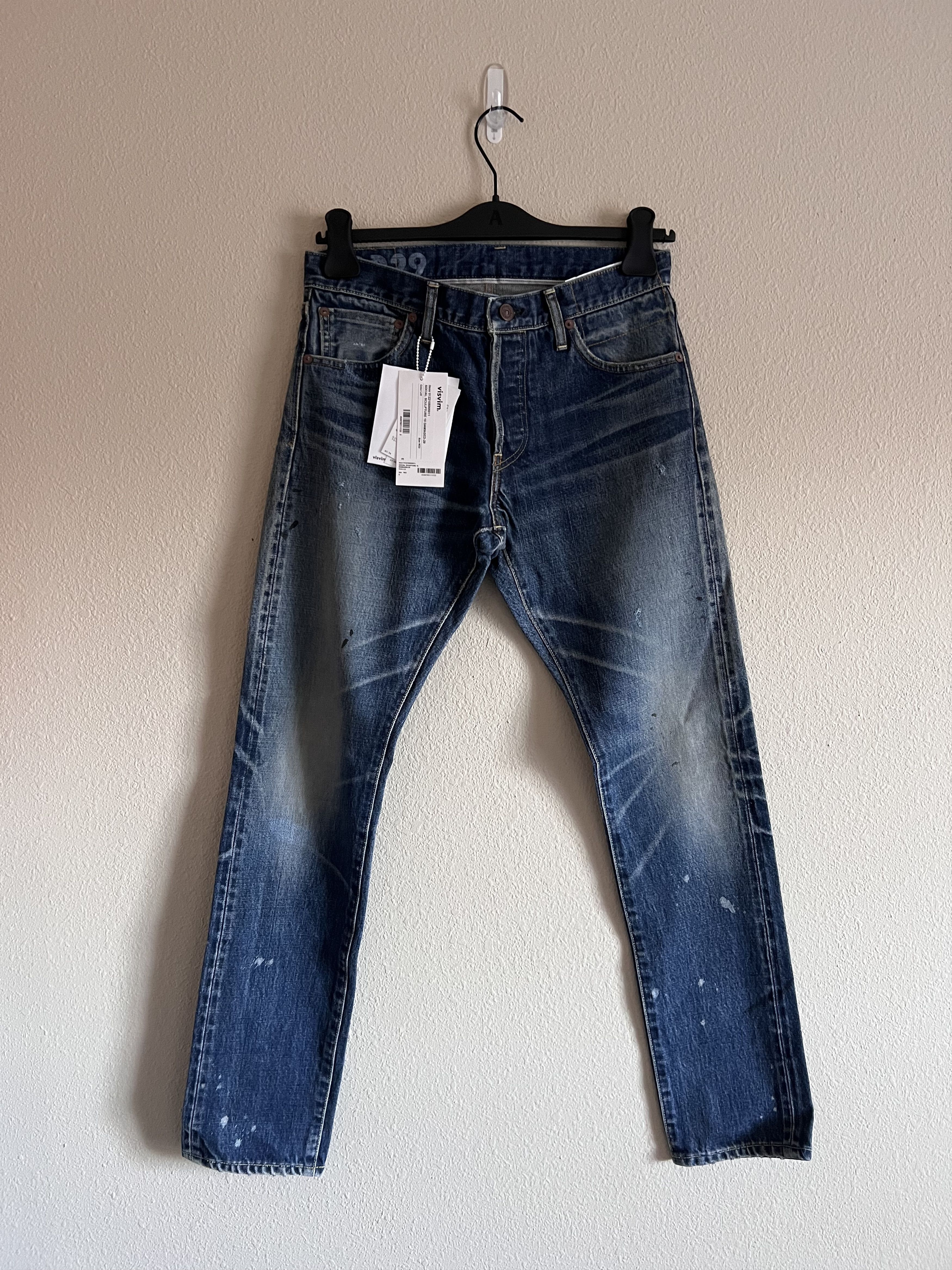 Visvim Visvim Social Sculpture 10 Damaged-29 Denim Jeans | Grailed