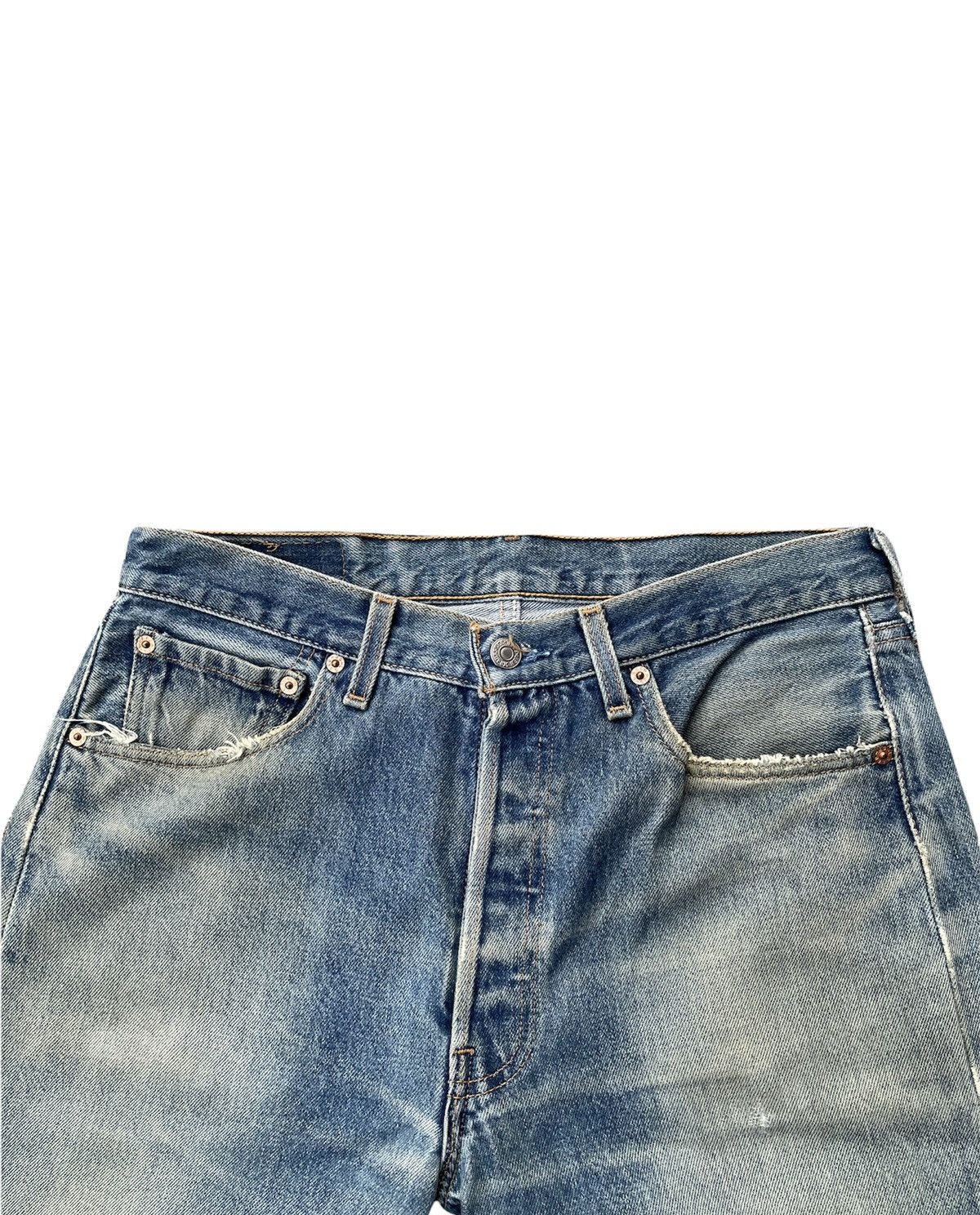 Levi's Levis 501 e 1997 Usa Aging Faded Distressed Size US 32 / EU 48 - 7 Thumbnail