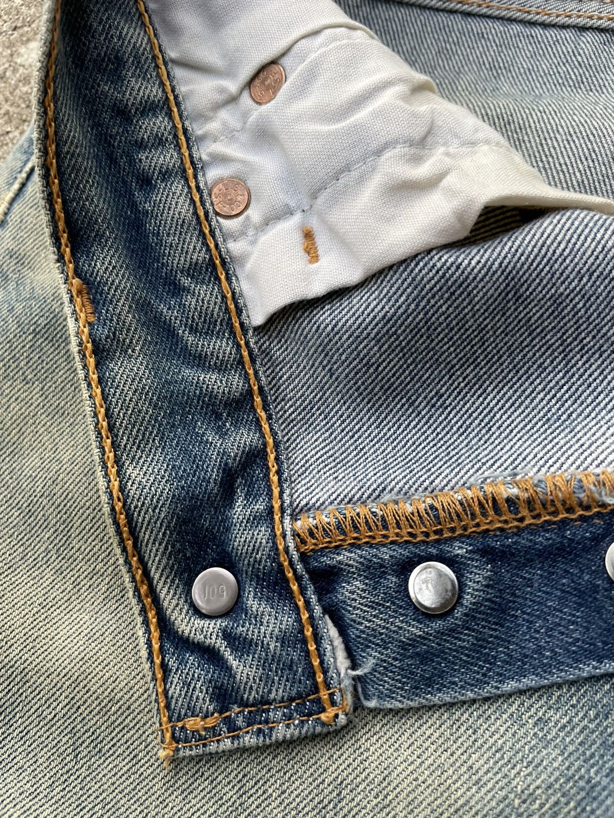 Levi's Levis 501 e 1997 Usa Aging Faded Distressed Size US 32 / EU 48 - 20 Thumbnail