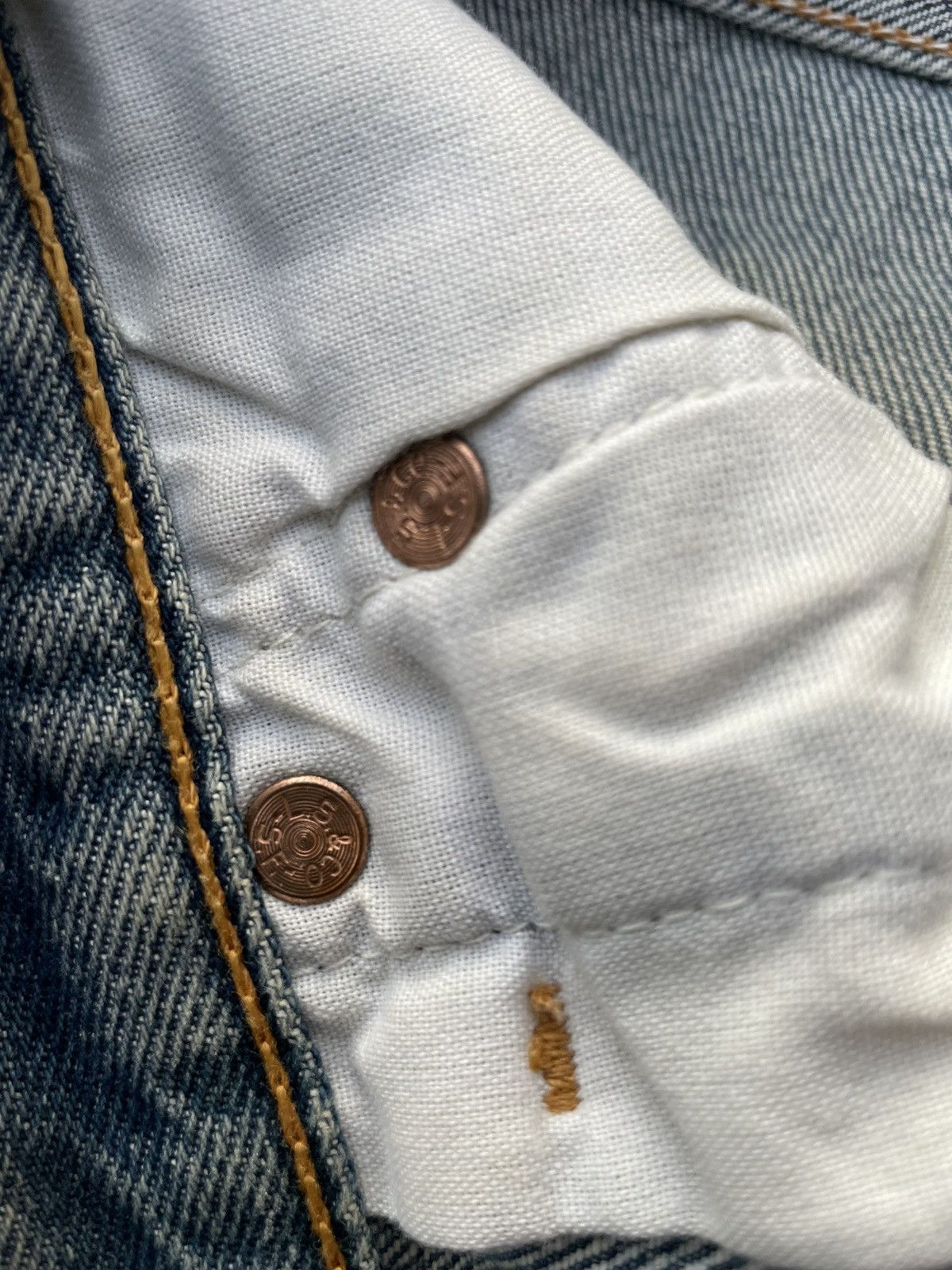 Levi's Levis 501 e 1997 Usa Aging Faded Distressed Size US 32 / EU 48 - 18 Thumbnail