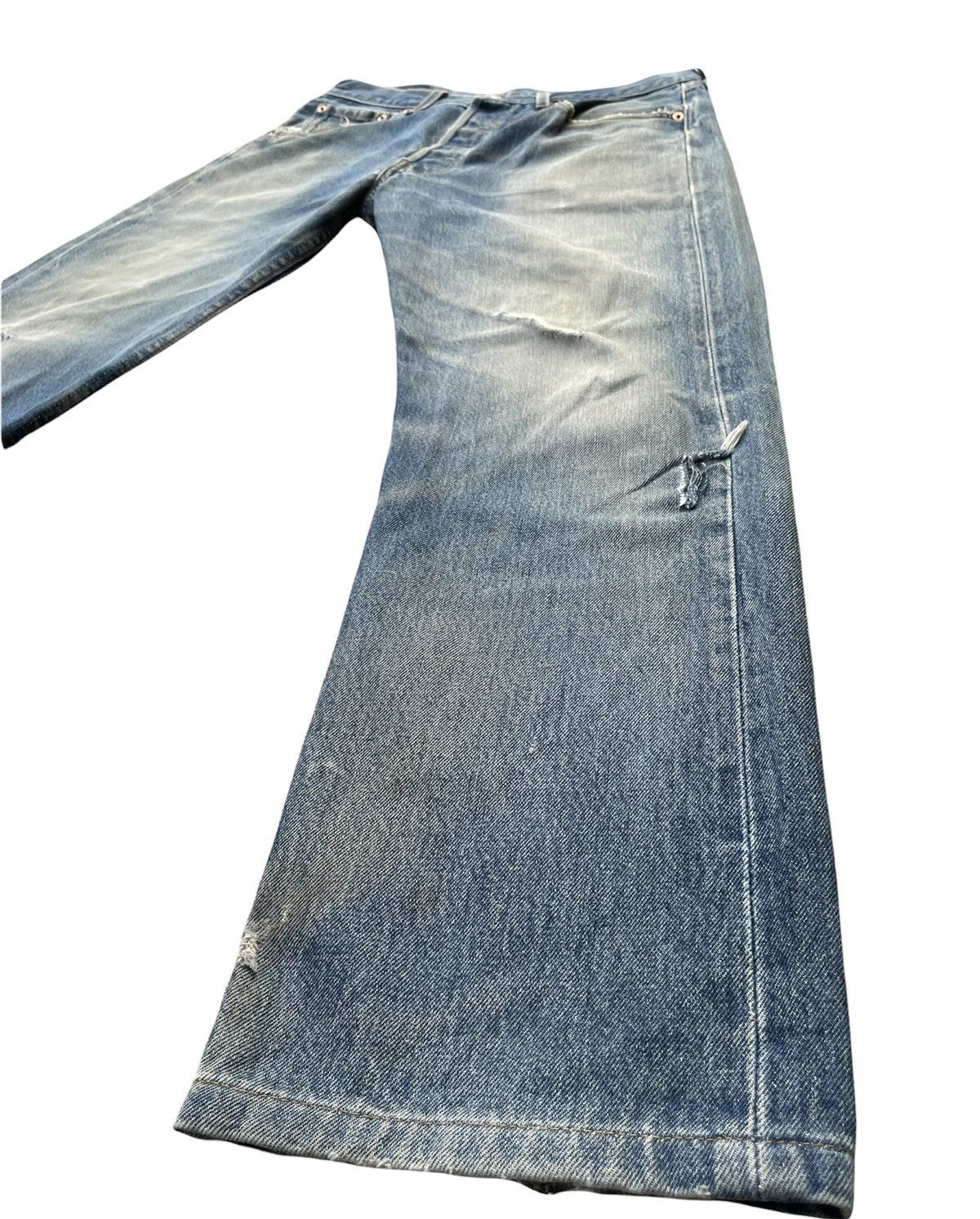Levi's Levis 501 e 1997 Usa Aging Faded Distressed Size US 32 / EU 48 - 3 Thumbnail