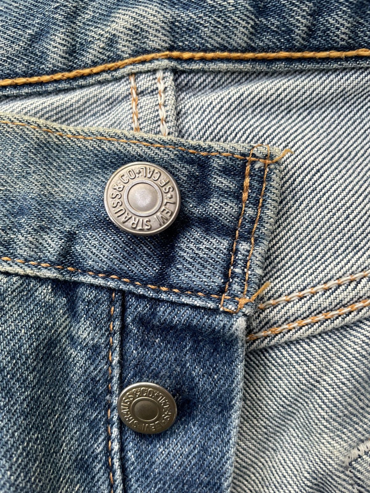 Levi's Levis 501 e 1997 Usa Aging Faded Distressed Size US 32 / EU 48 - 22 Thumbnail