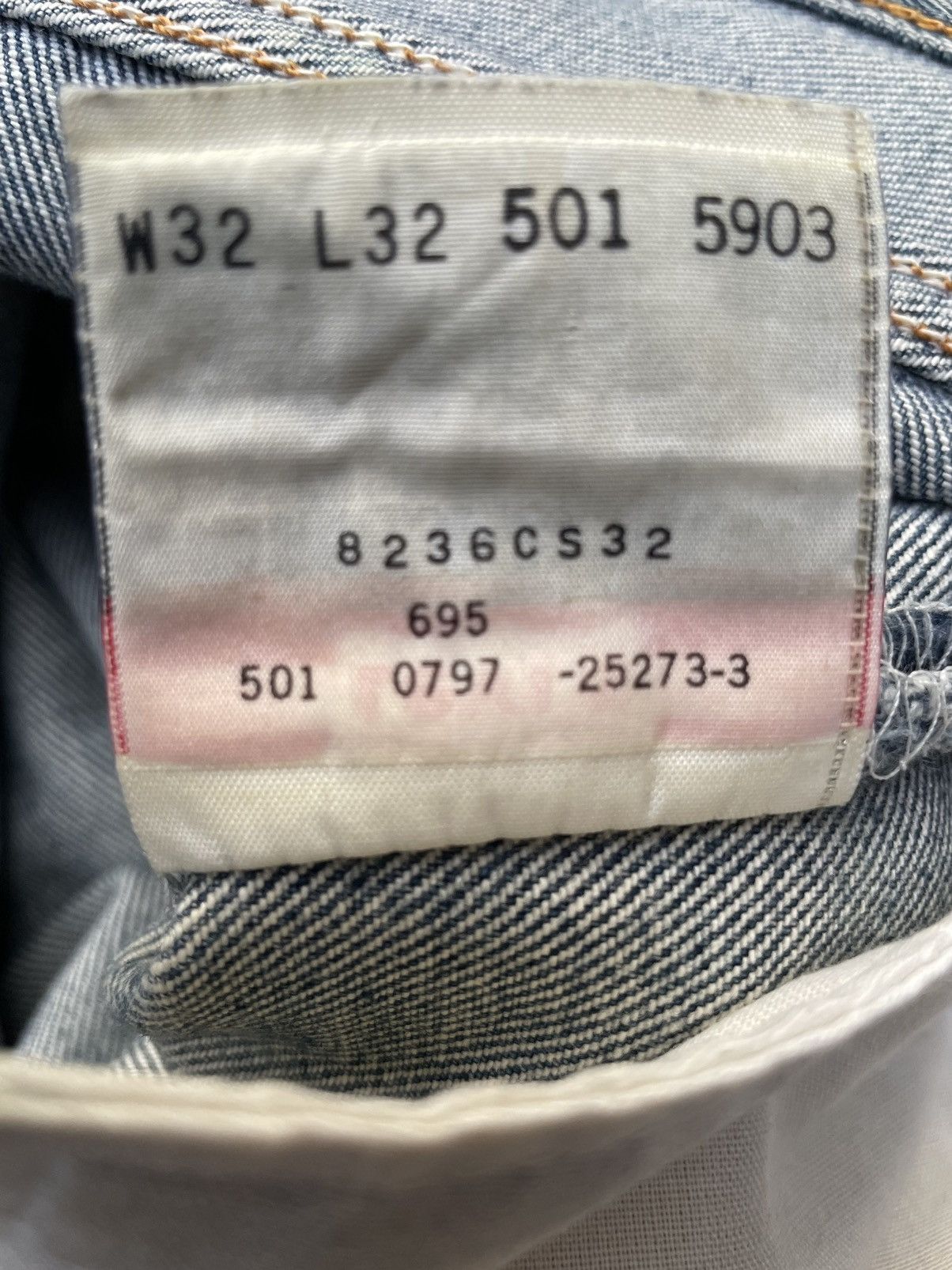 Levi's Levis 501 e 1997 Usa Aging Faded Distressed Size US 32 / EU 48 - 16 Thumbnail