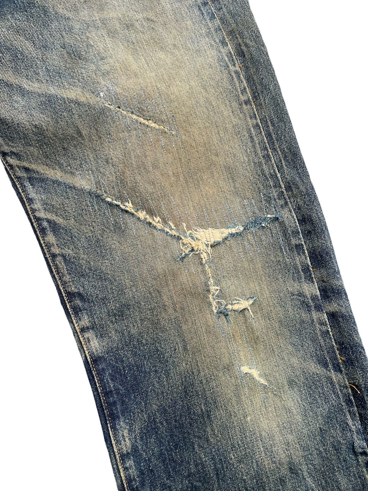 Levi's Vintage 1998 Levis Lot 201XX E Selvedge Distresed Size US 31 - 5 Thumbnail