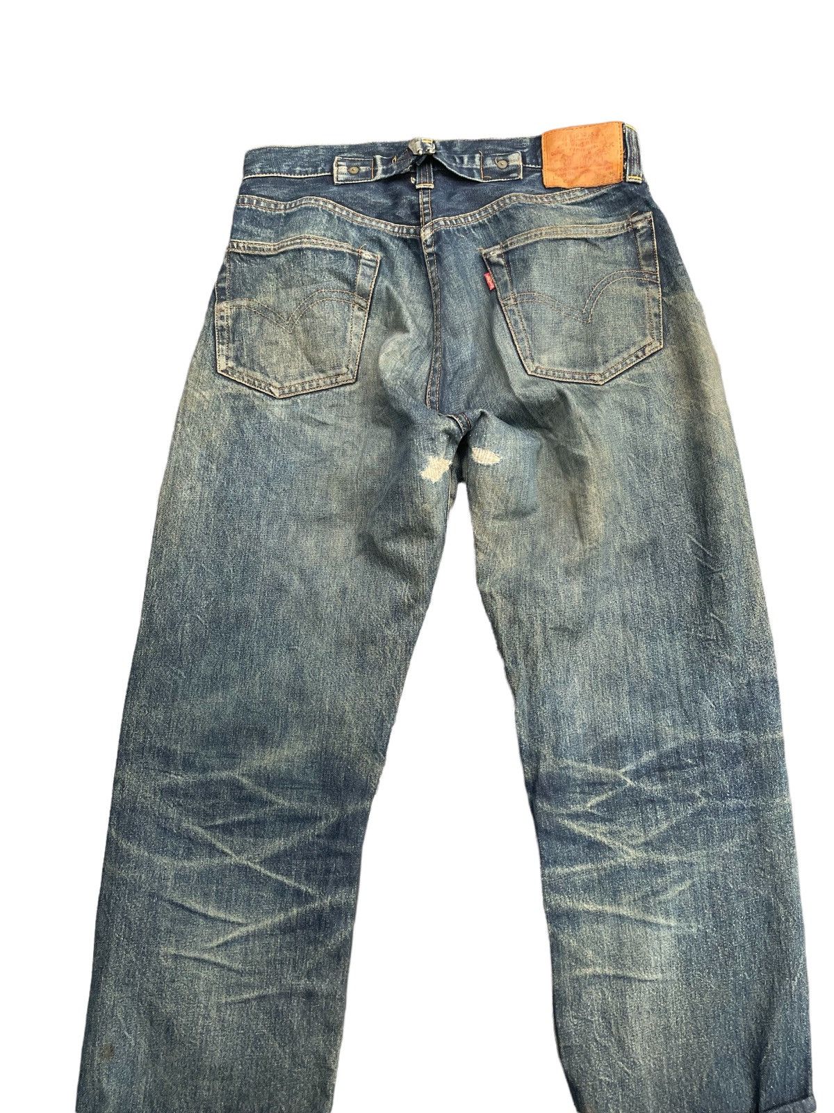 Levi's Vintage 1998 Levis Lot 201XX E Selvedge Distresed Size US 31 - 11 Thumbnail