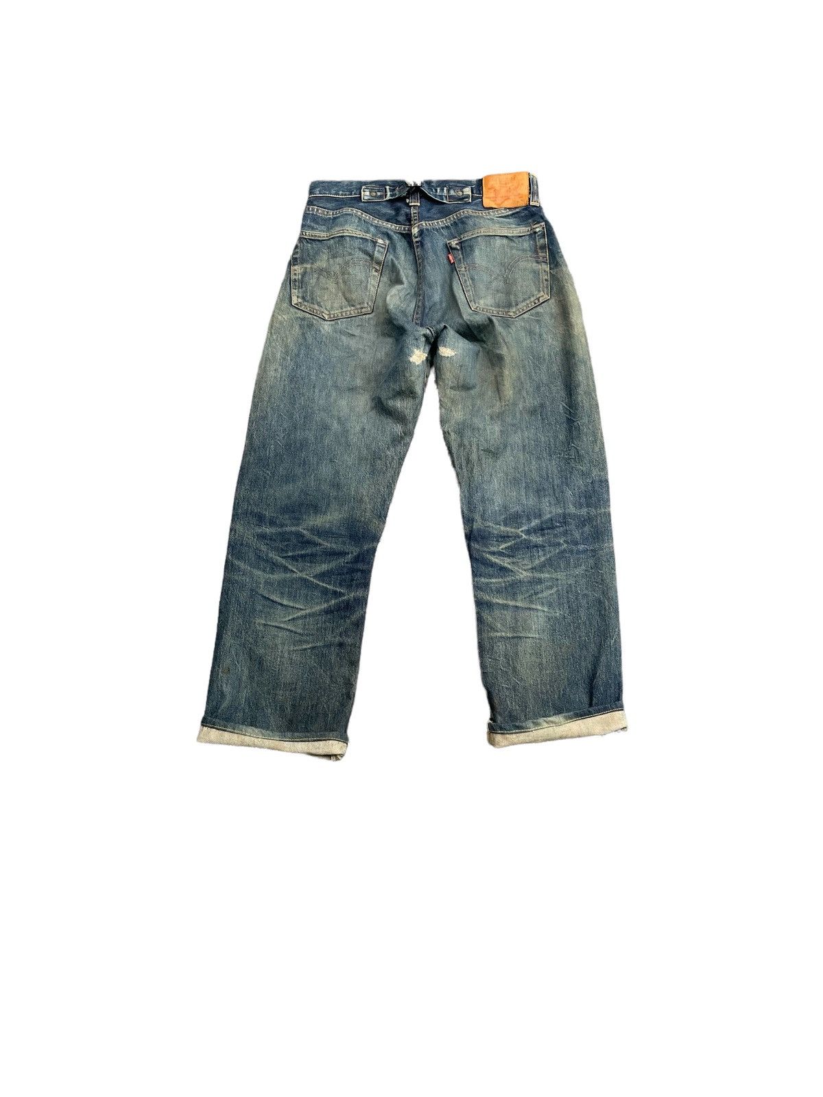 Levi's Vintage 1998 Levis Lot 201XX E Selvedge Distresed Size US 31 - 10 Thumbnail