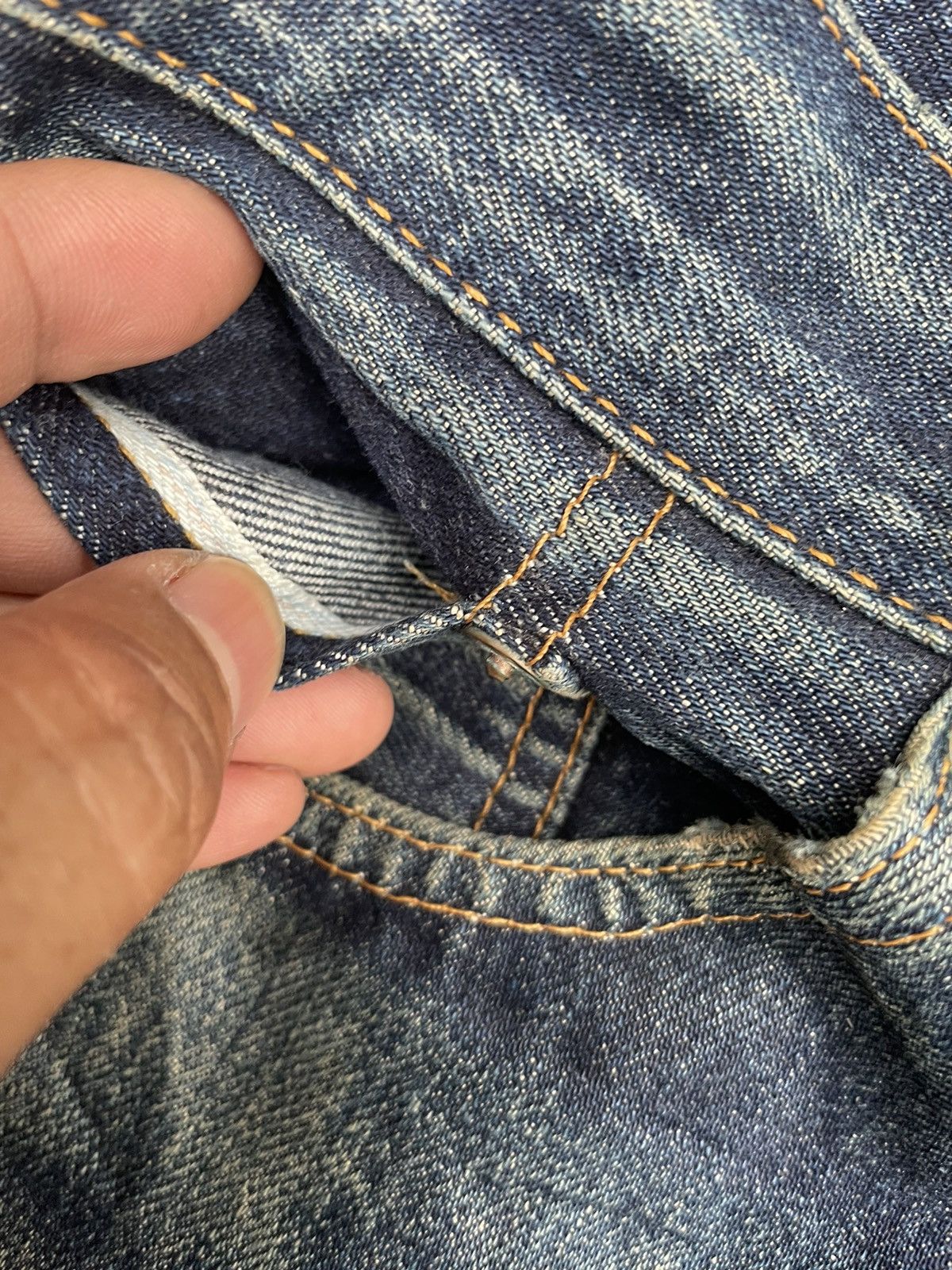 Levi's Vintage 1998 Levis Lot 201XX E Selvedge Distresed Size US 31 - 24 Thumbnail