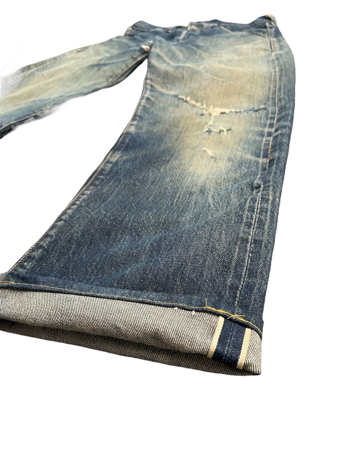 Levi's Vintage 1998 Levis Lot 201XX E Selvedge Distresed Size US 31 - 3 Thumbnail