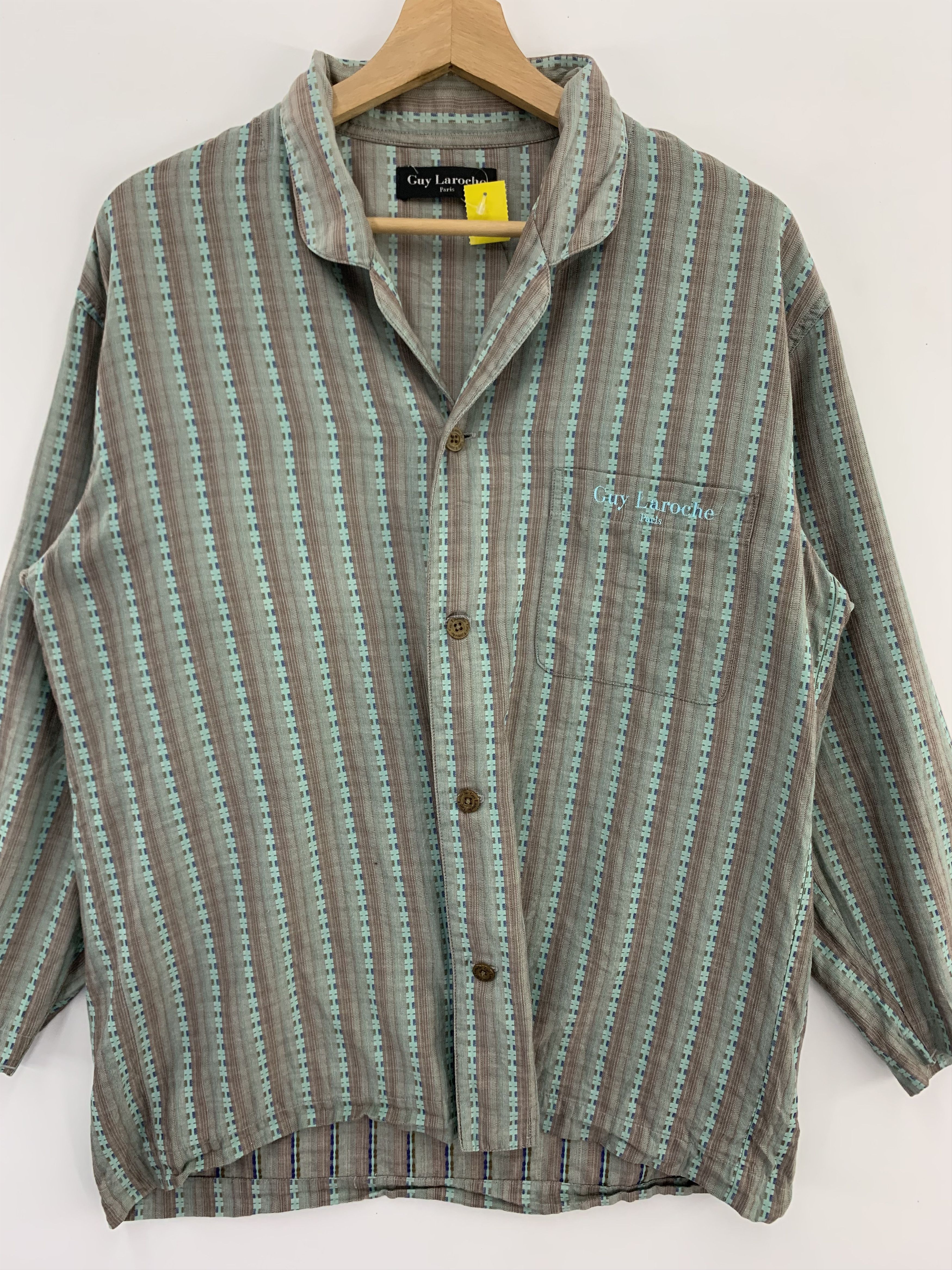 Guy Laroche Guy Laroche Long Sleeve Shirt Button Up Size US M / EU 48-50 / 2 - 3 Thumbnail