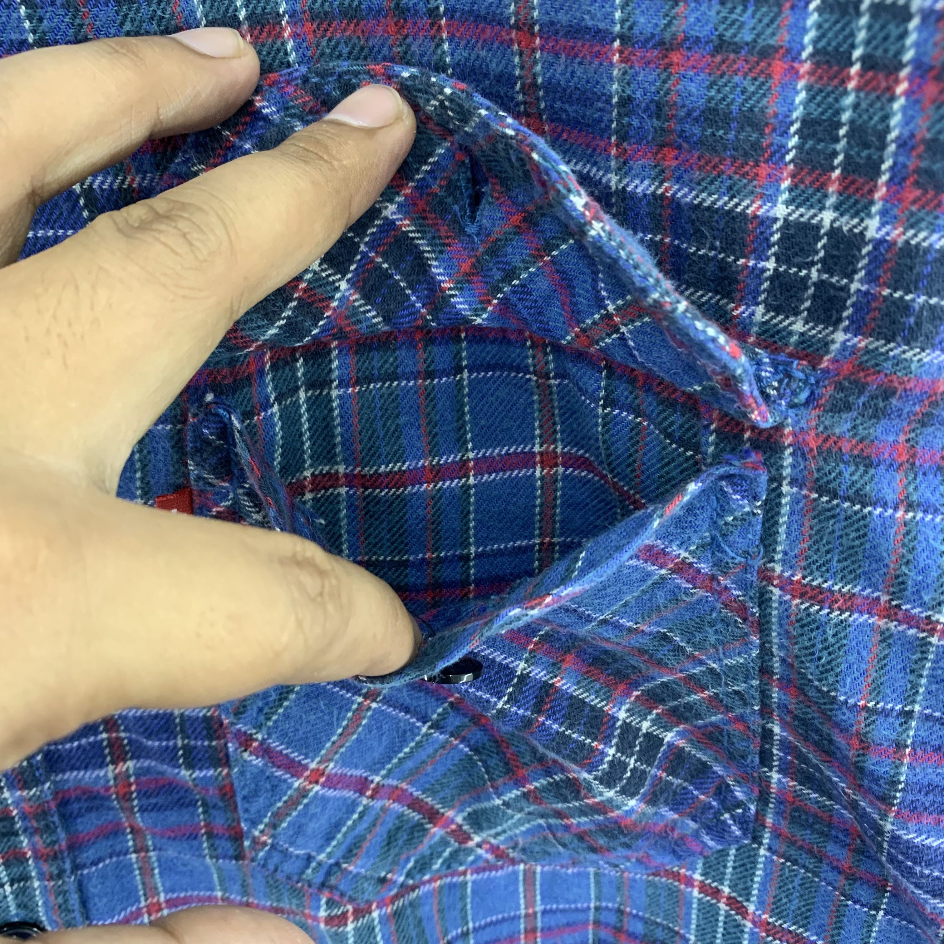 Flannel Levis Red Tab Long Sleeve Shirt Button Ups Flannel Size US L / EU 52-54 / 3 - 6 Thumbnail