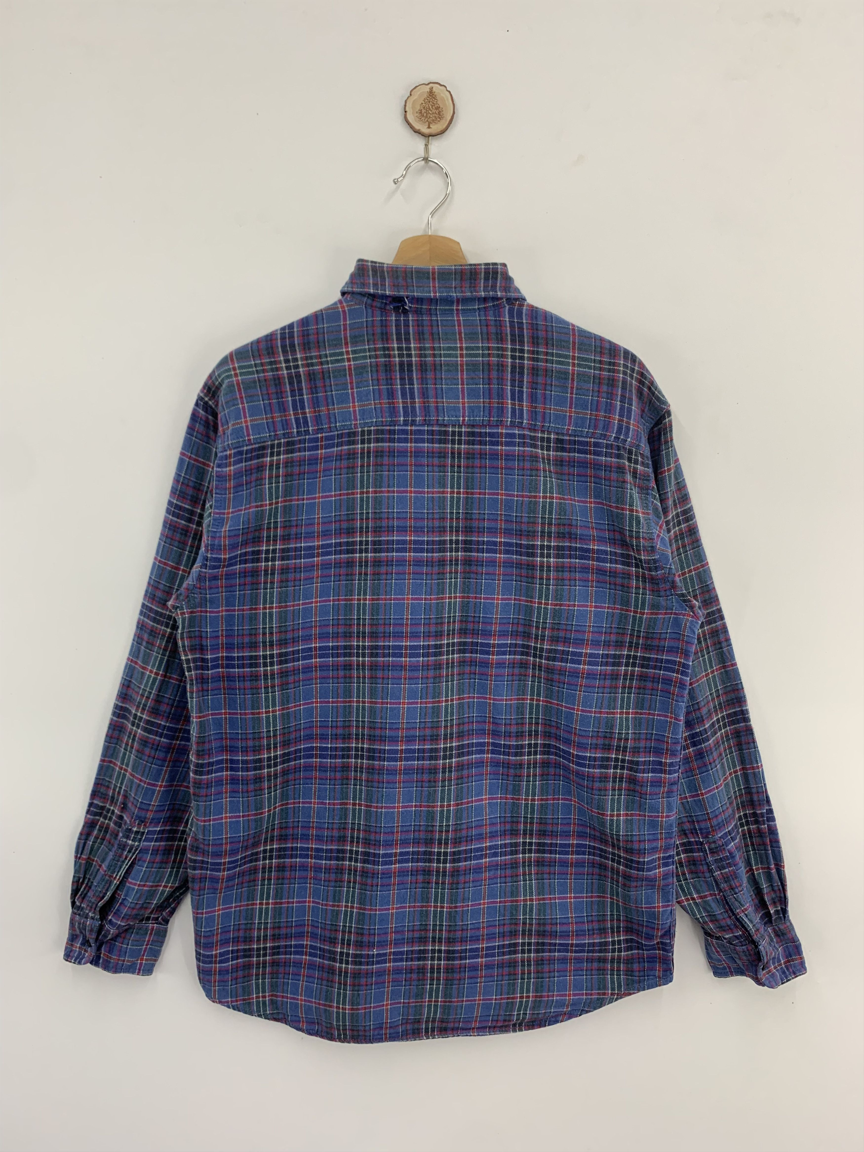 Flannel Levis Red Tab Long Sleeve Shirt Button Ups Flannel Size US L / EU 52-54 / 3 - 2 Thumbnail