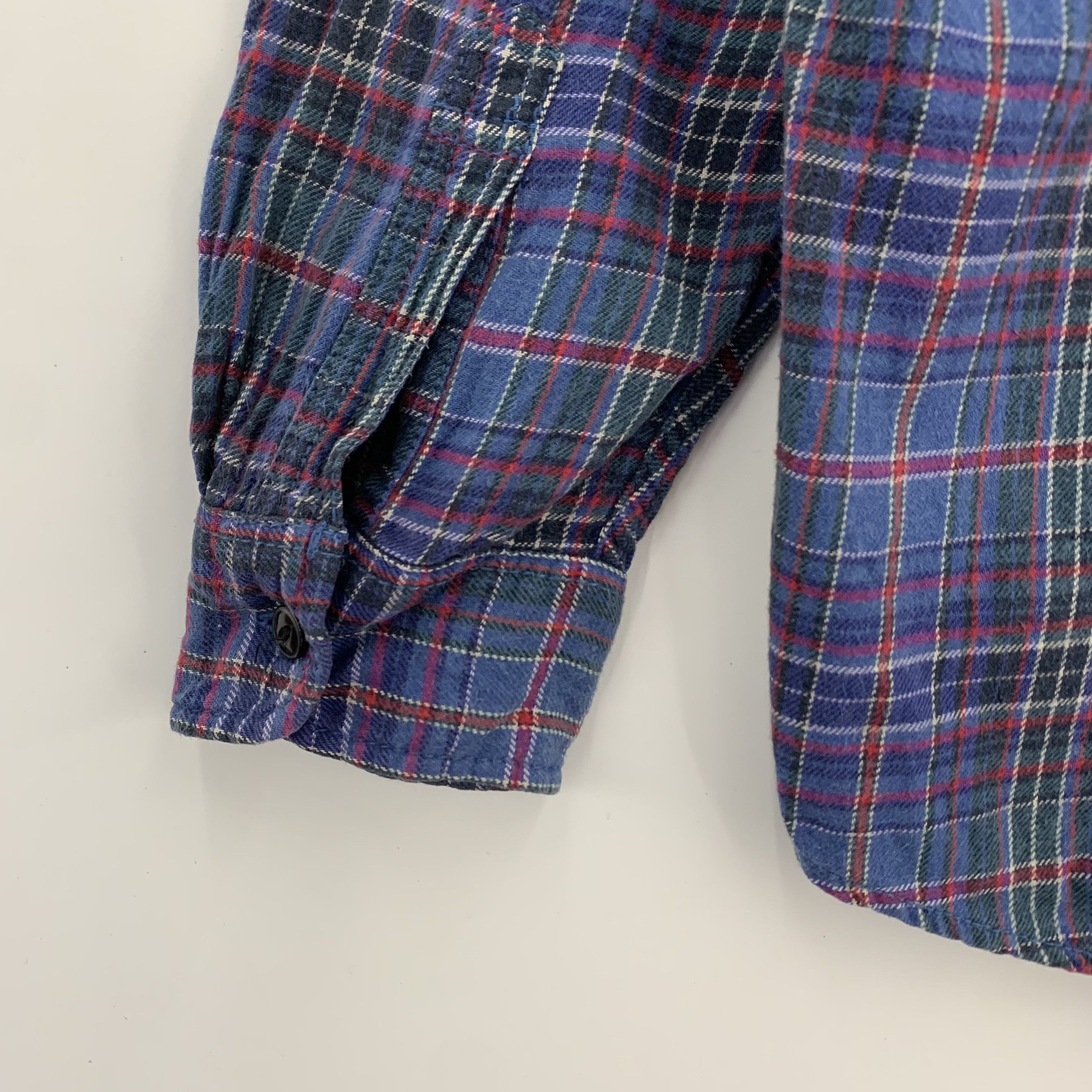 Flannel Levis Red Tab Long Sleeve Shirt Button Ups Flannel Size US L / EU 52-54 / 3 - 8 Thumbnail